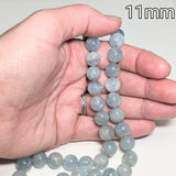 Aquamarine Round Beads