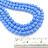 Blue Aragonite Rounds - 8mm