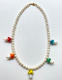 Mushroom and Pearl Necklace or Kit