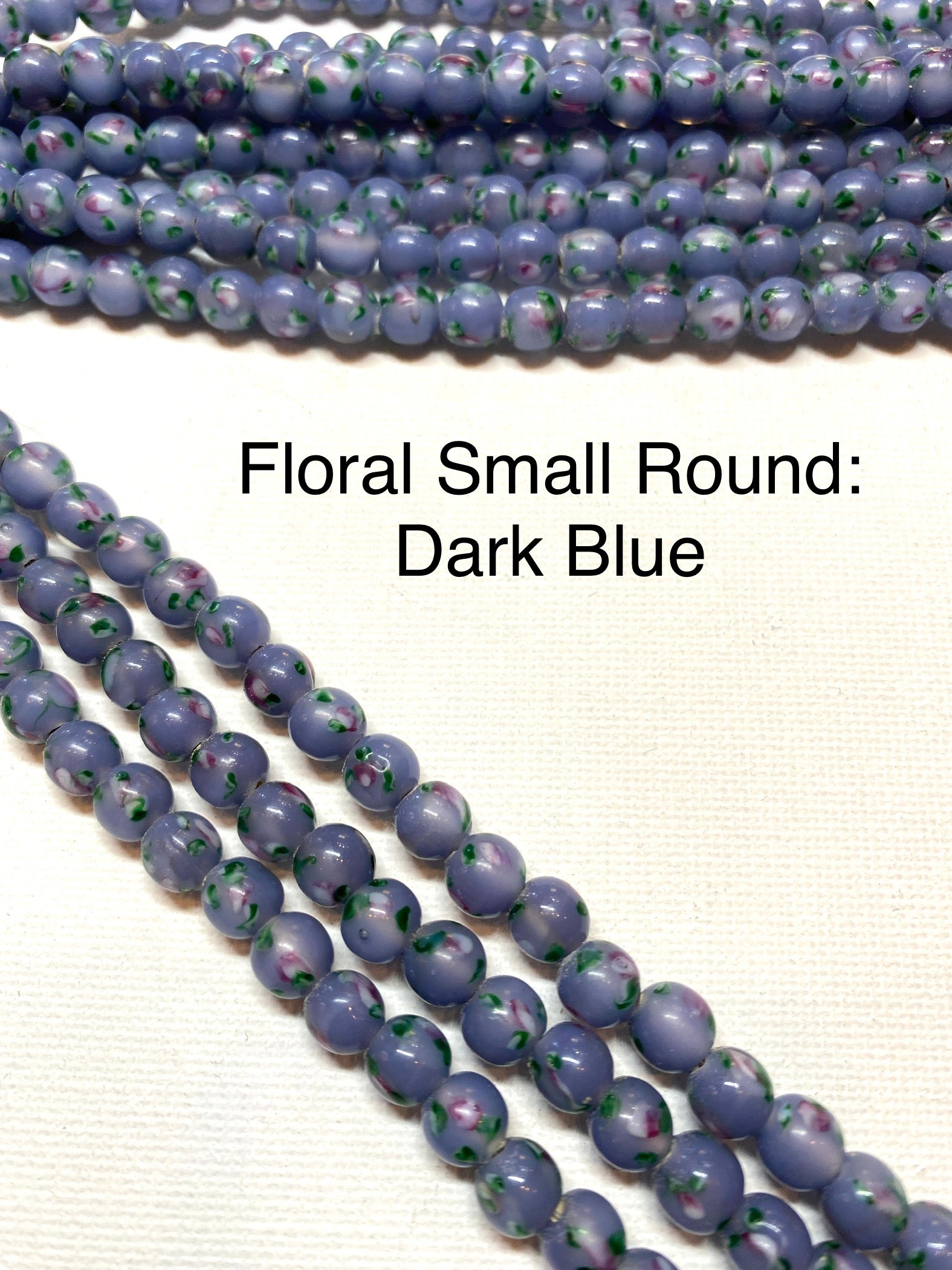 Floral Small Round