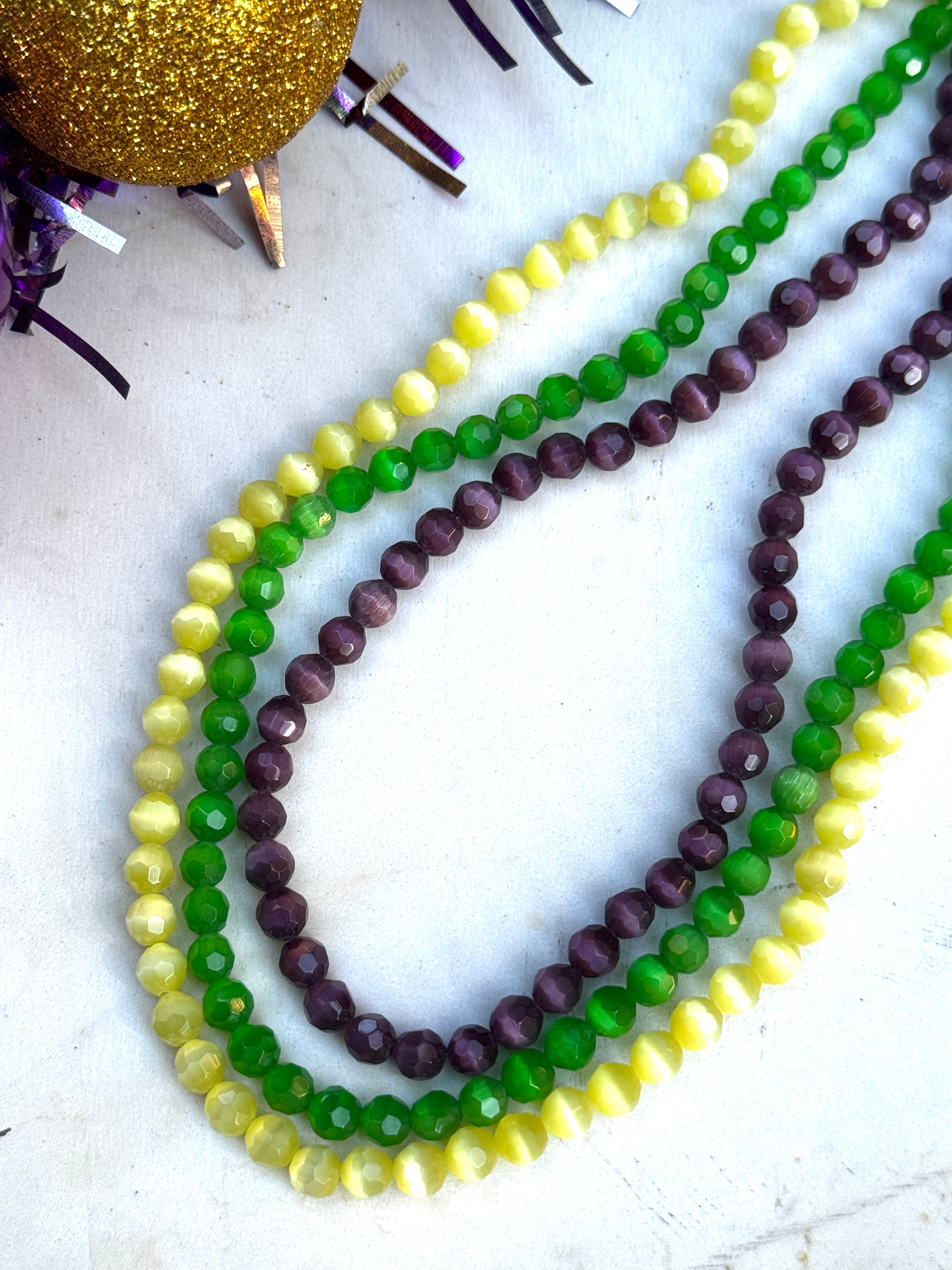 Mardi Gras Cats Eye Mix