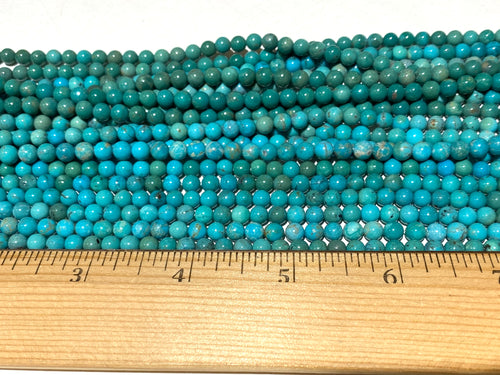 Natural Turquoise Rounds - 5mm