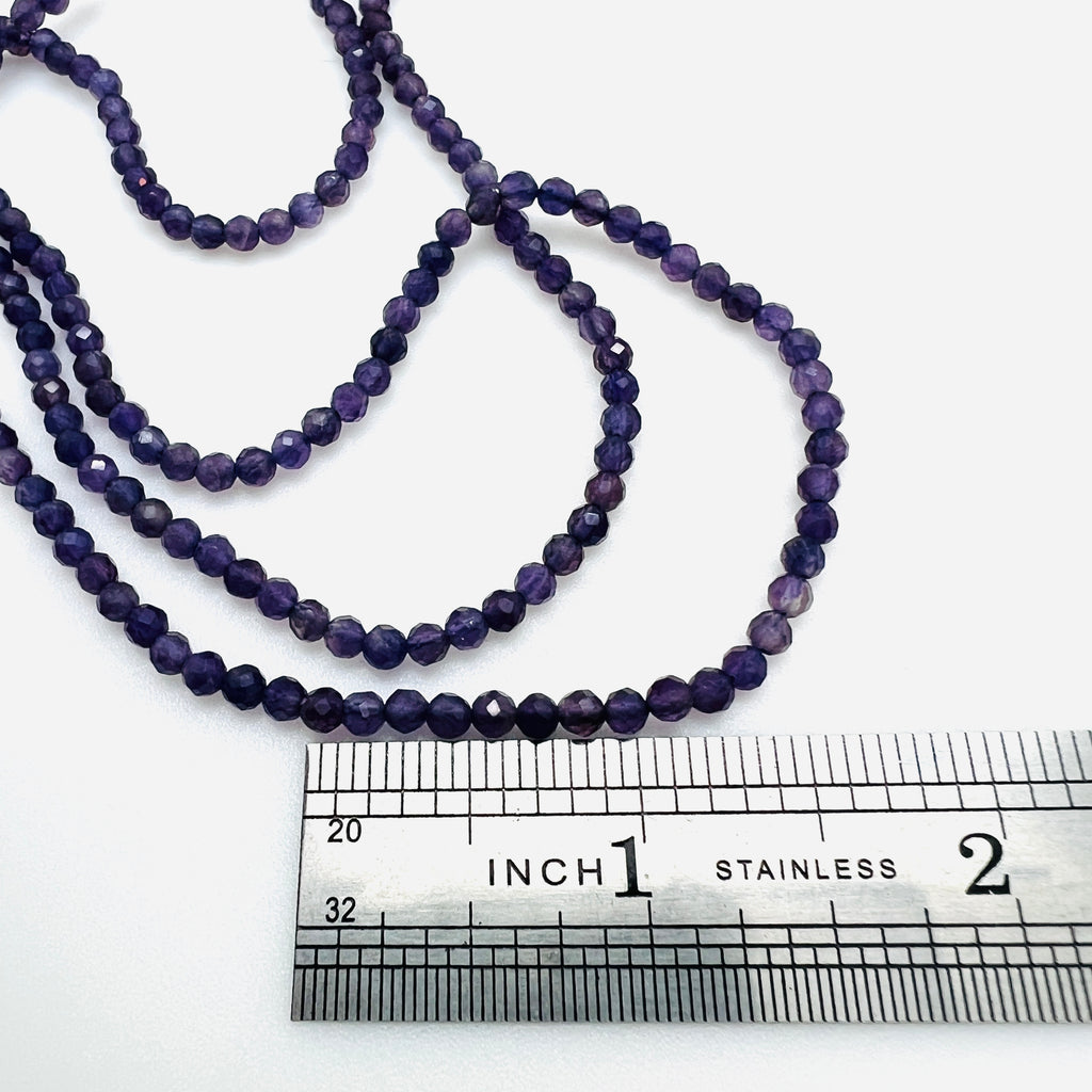Amethyst (A Grade) Tiny Faceted Rounds