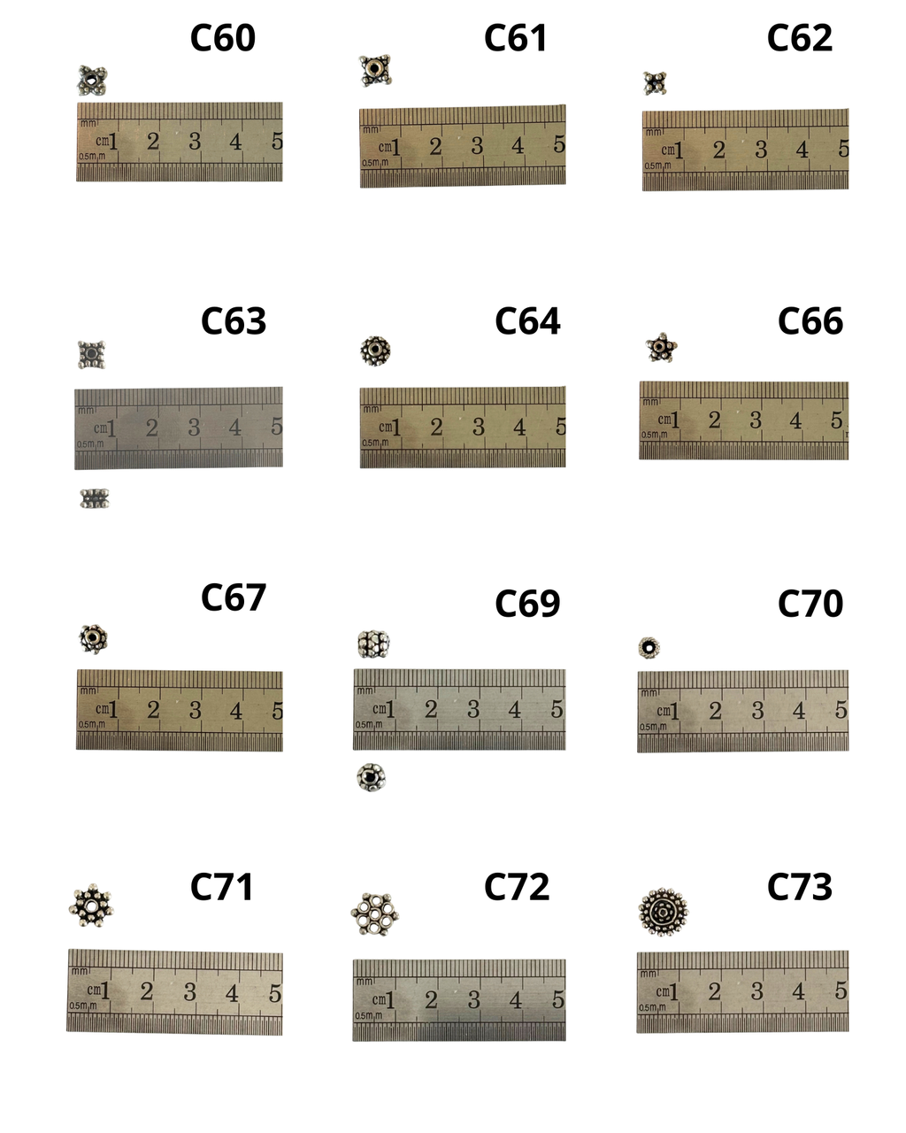 Bali Silver: Spacers (pack)