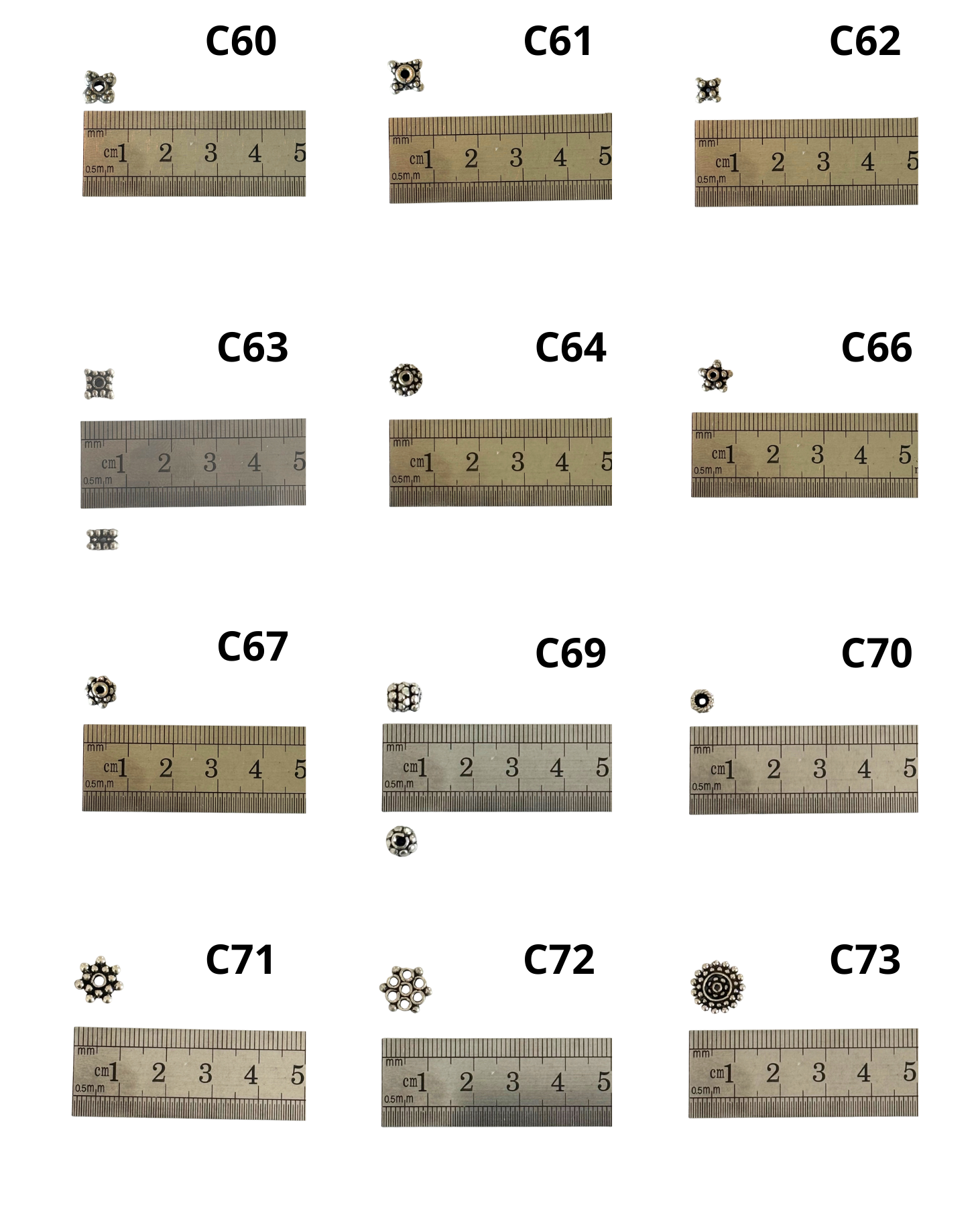 Bali Silver: Spacers (pack)