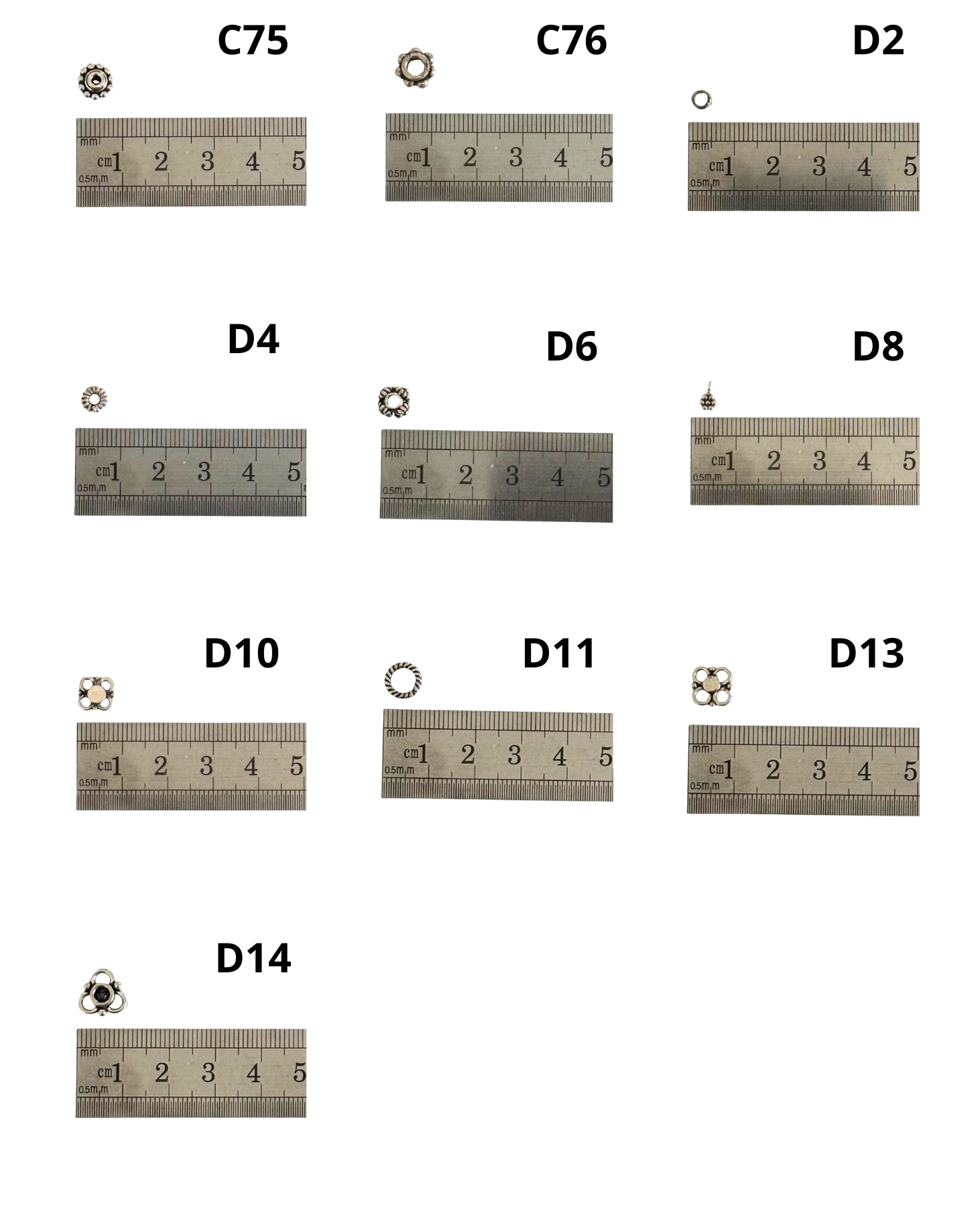 Bali Silver: Spacers (pack)