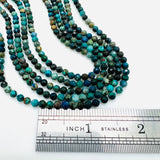 Chrysocolla (A Grade) Faceted Rounds - 3.5mm