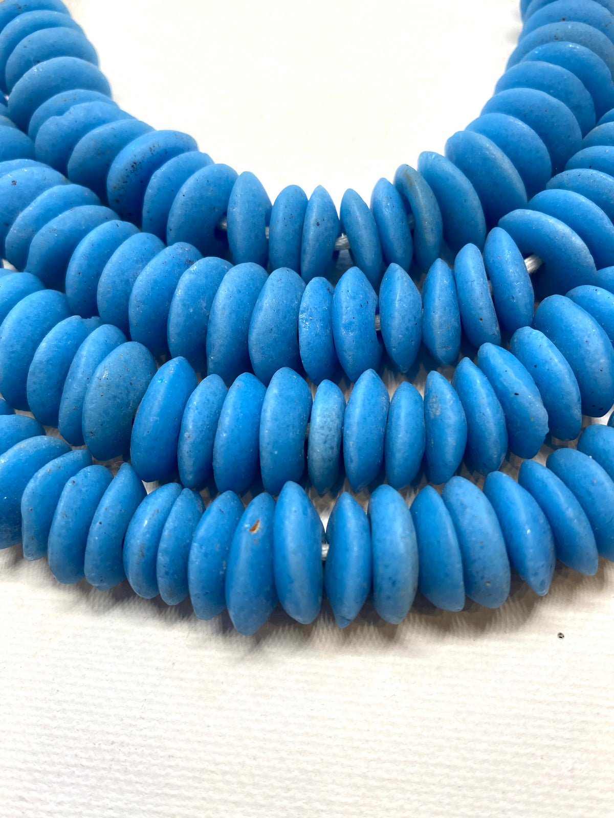 African Saucer Disk Beads