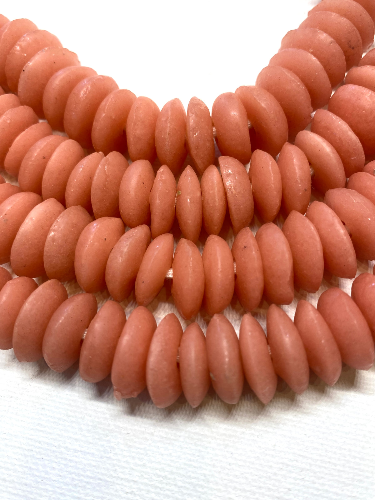 African Saucer Disk Beads