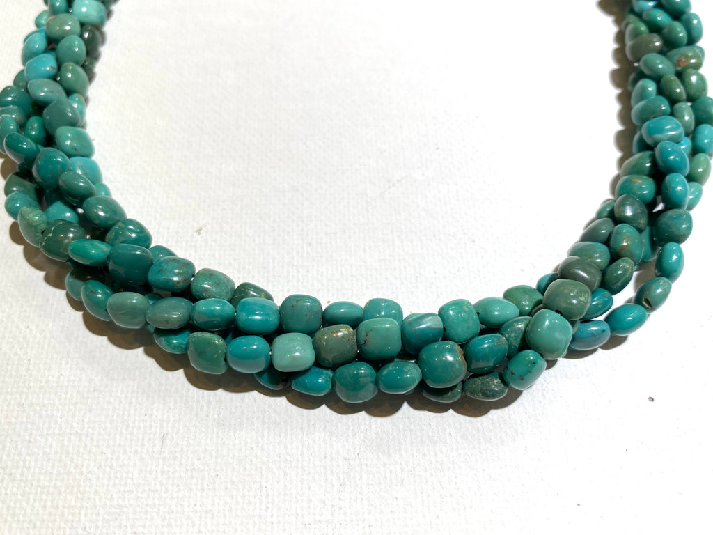 Natural Turquoise Pillows - 6x6x4mm