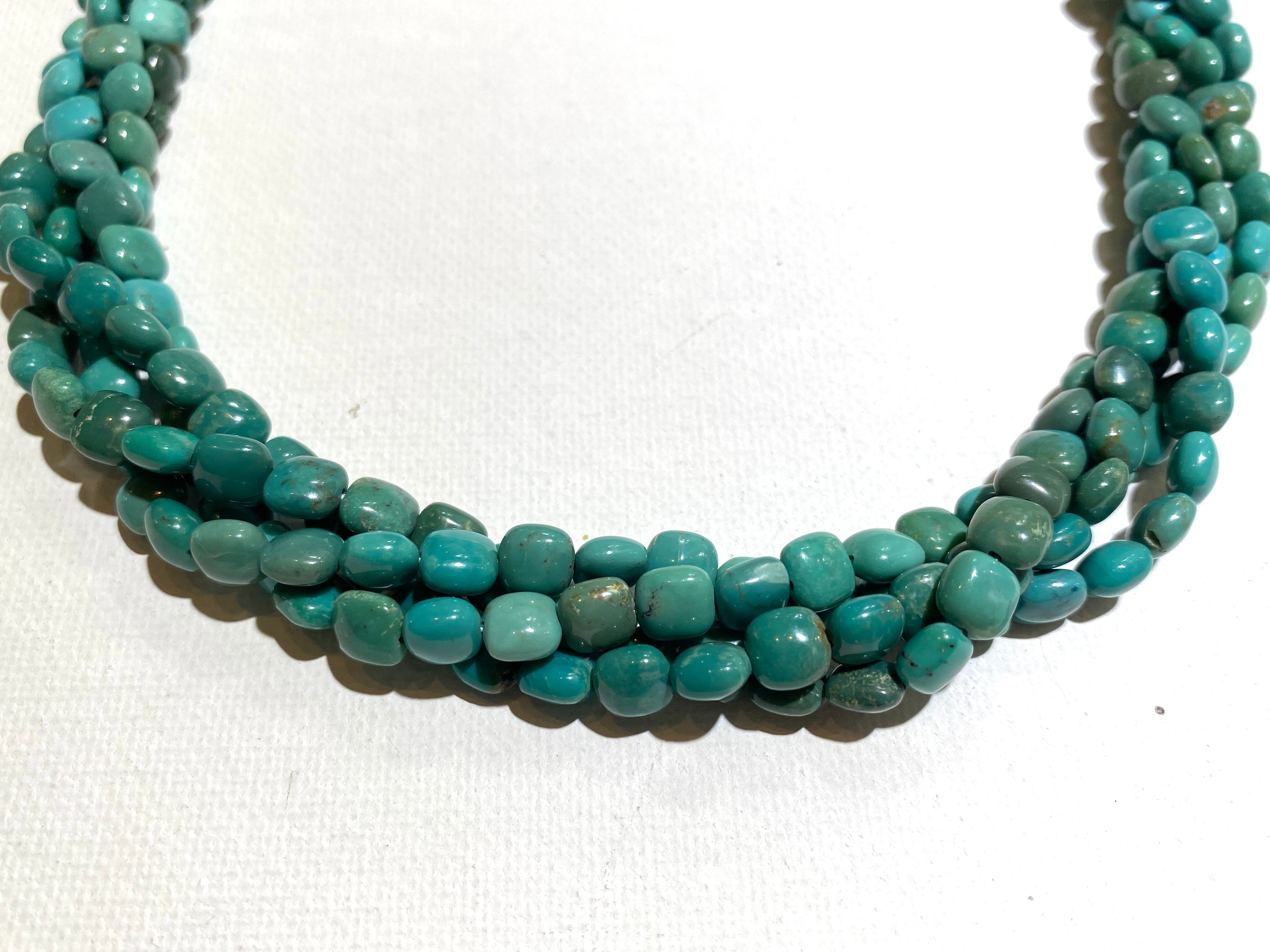 Natural Turquoise Pillows - 6x6x4mm