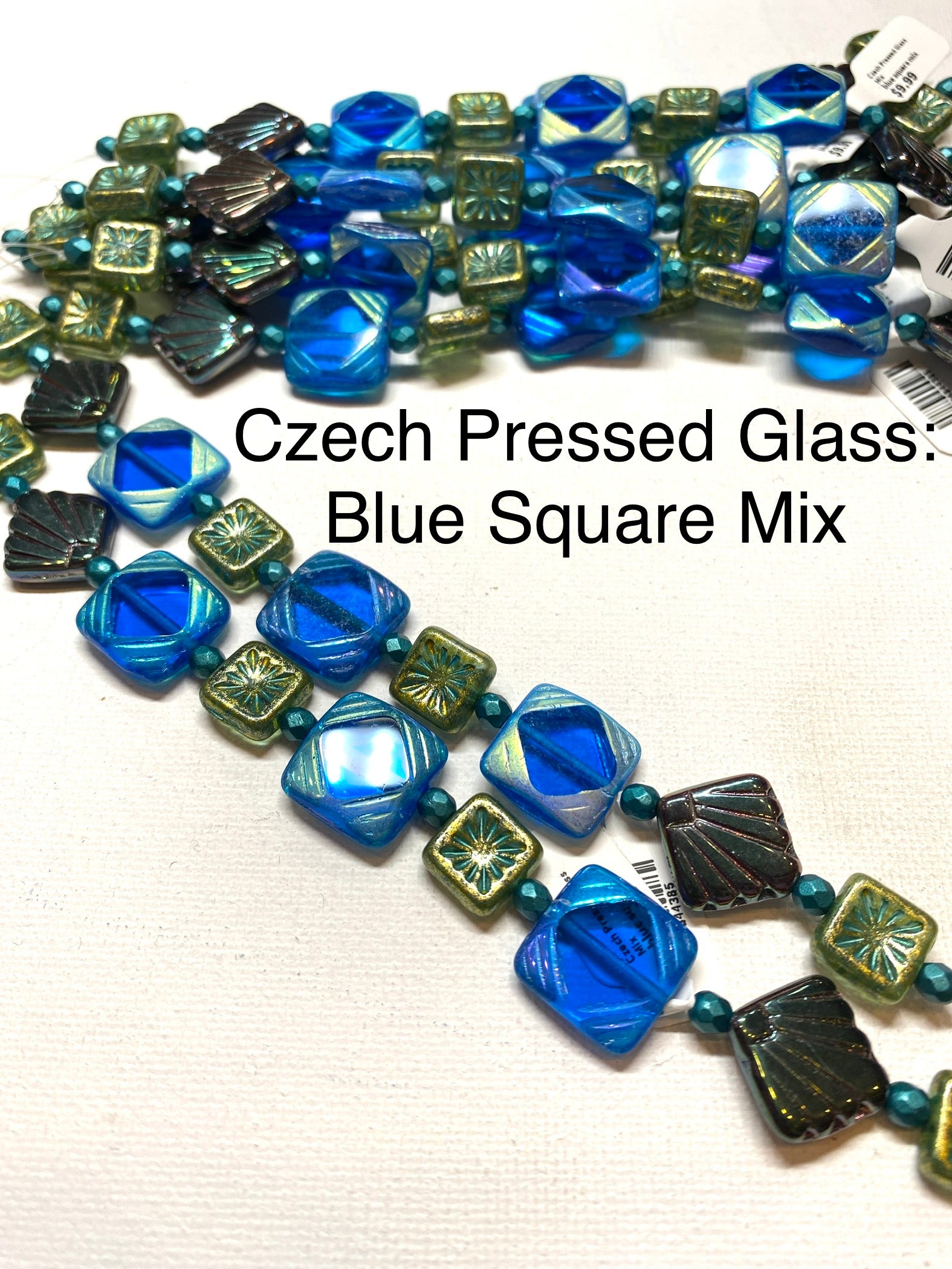 Czech Pressed Glass Mix
