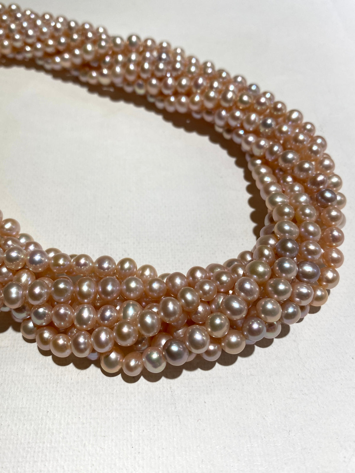 Freshwater Pearls - Nearly Round 5mm - Natural Color