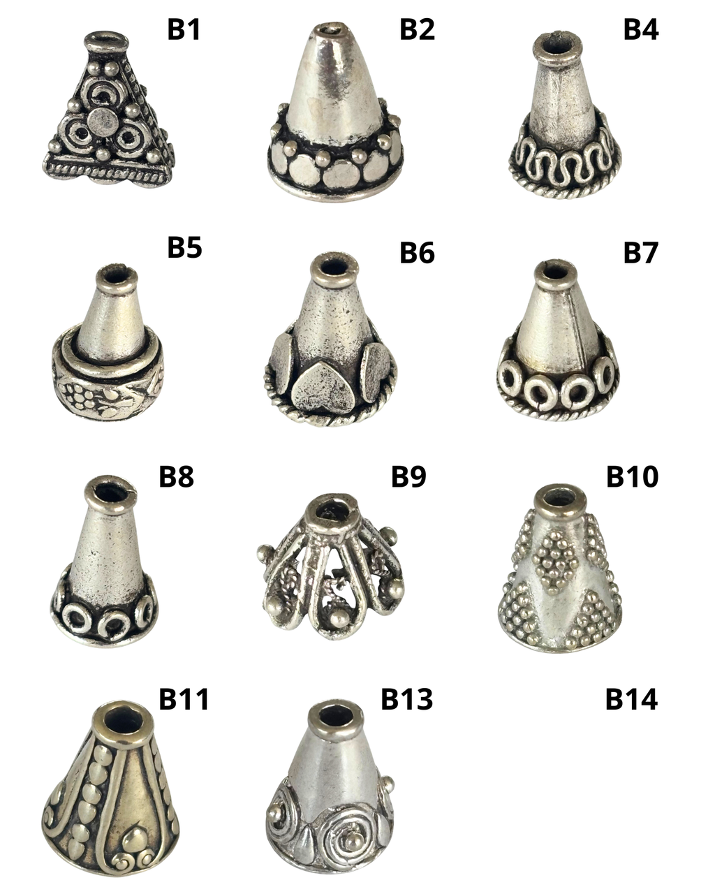 Bali Silver: Cones (pack)