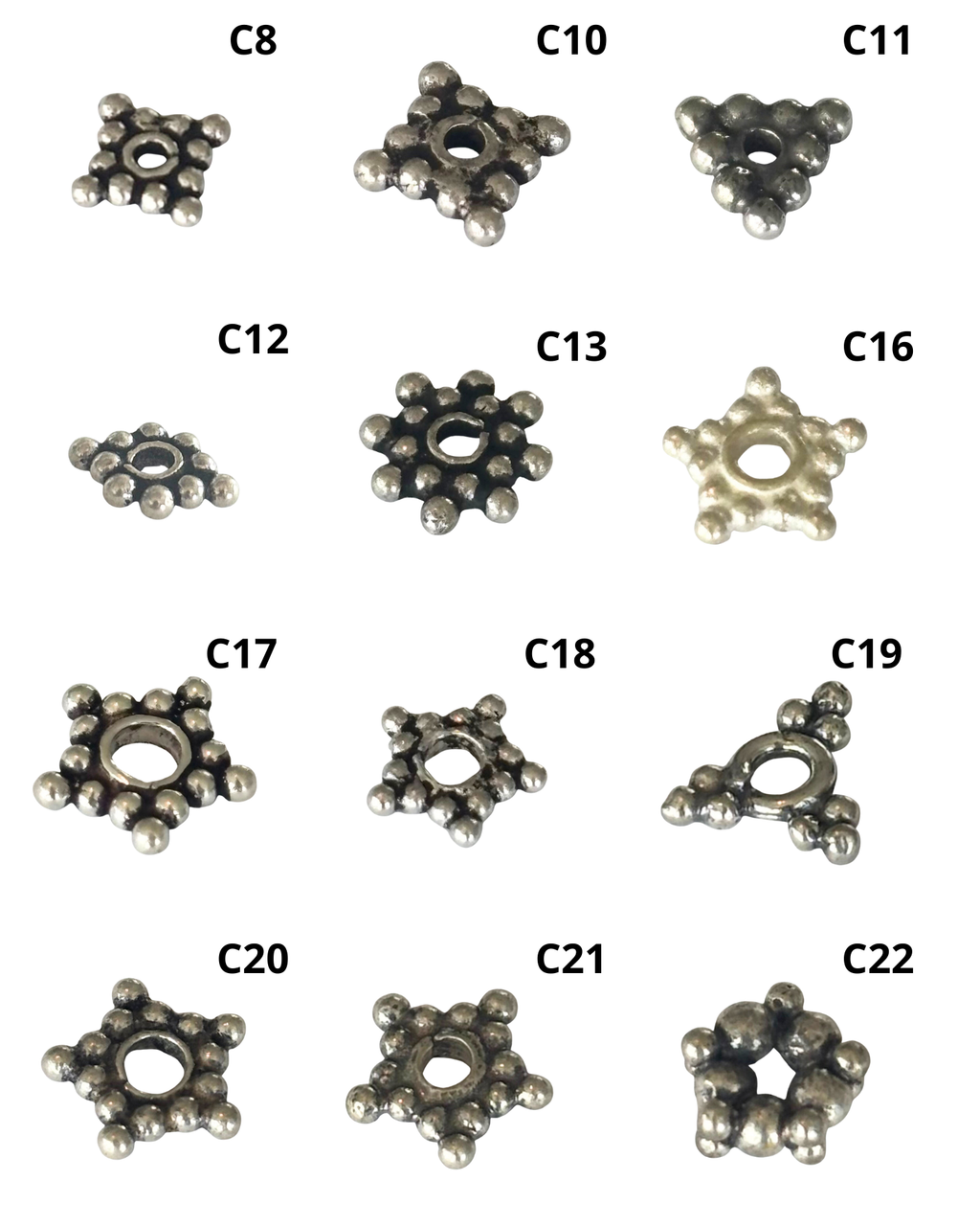 Bali Silver: Spacers (pack)