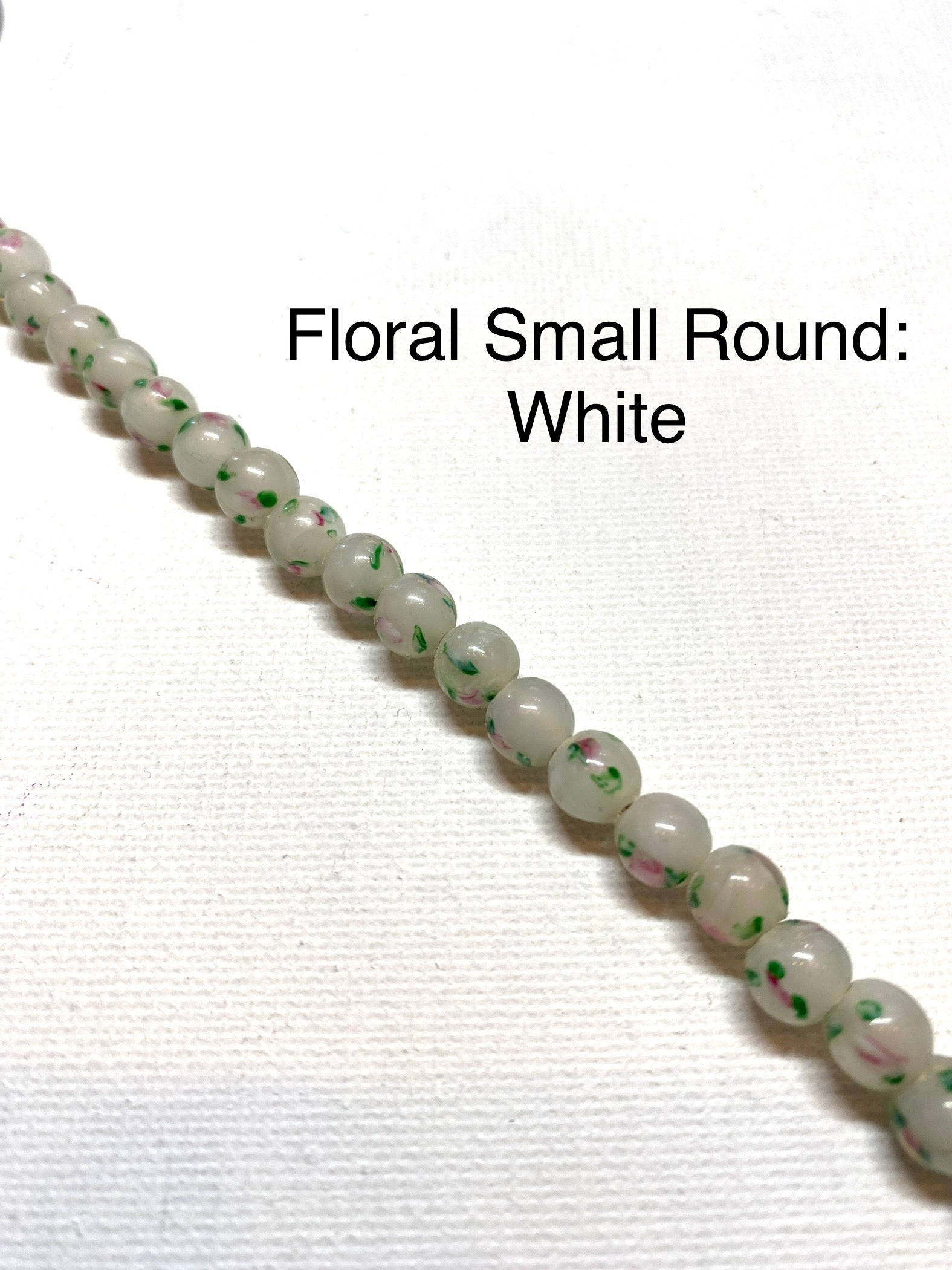 Floral Small Round