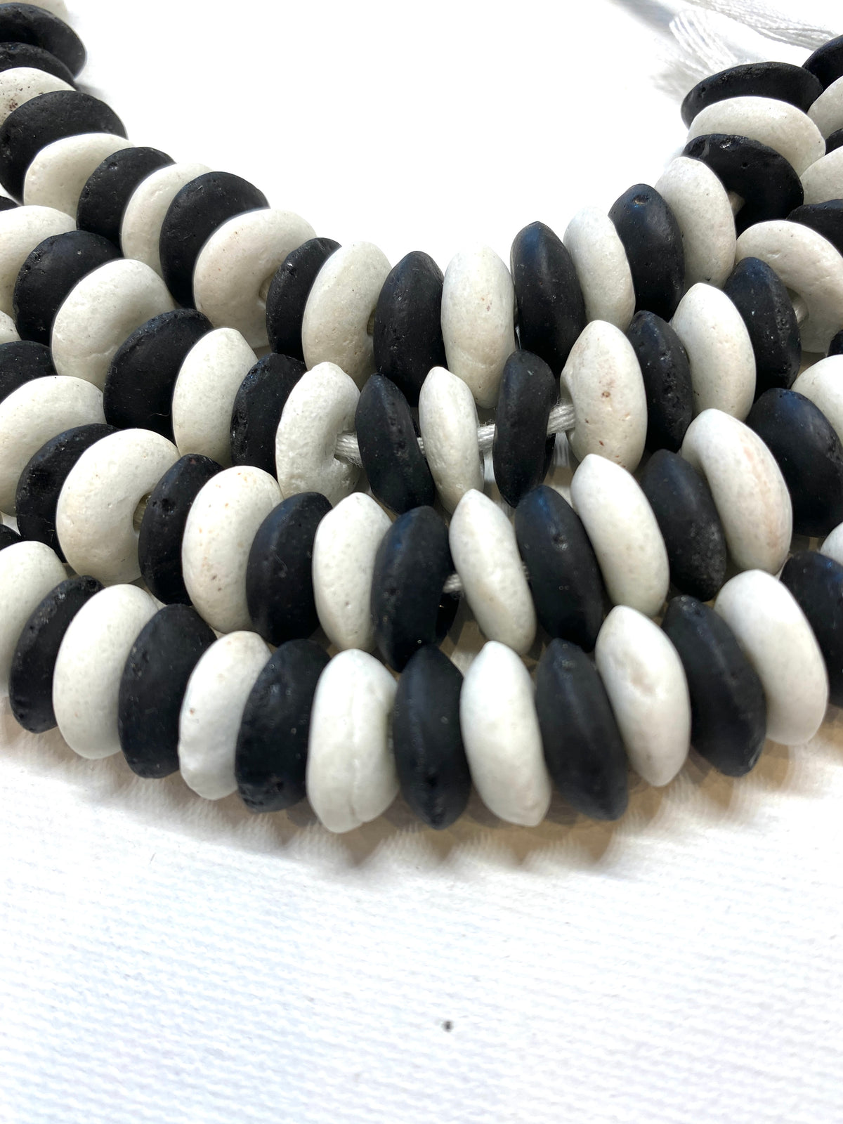 African Saucer Disk Beads