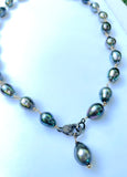 South Sea Tahitian Pearl necklace with Diamond clasp