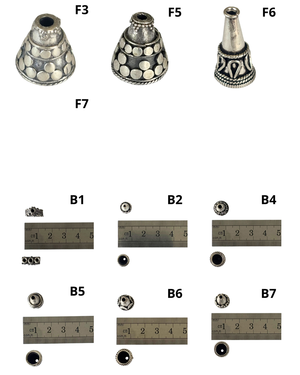 Bali Silver: Cones (pack)