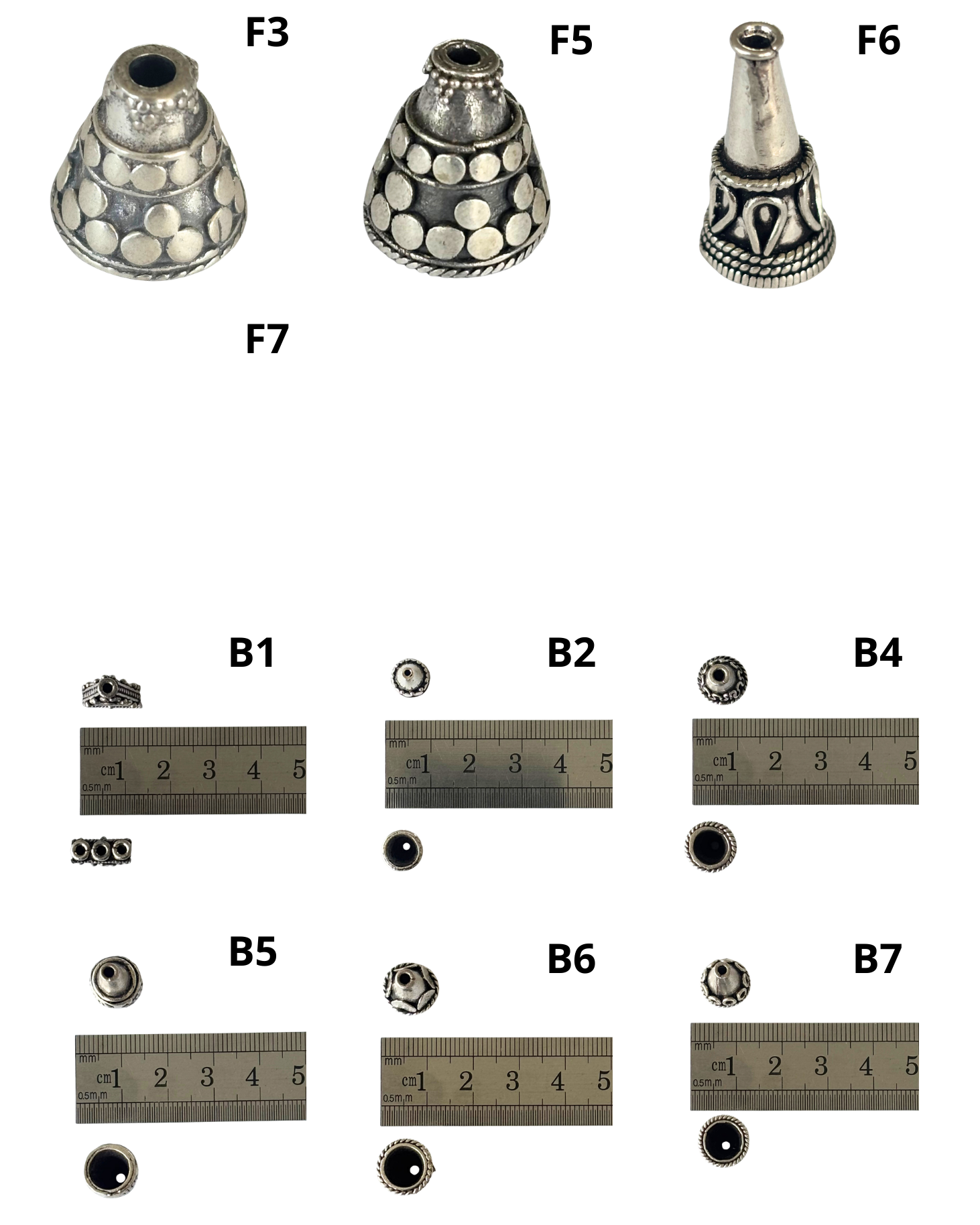 Bali Silver: Cones (pack)