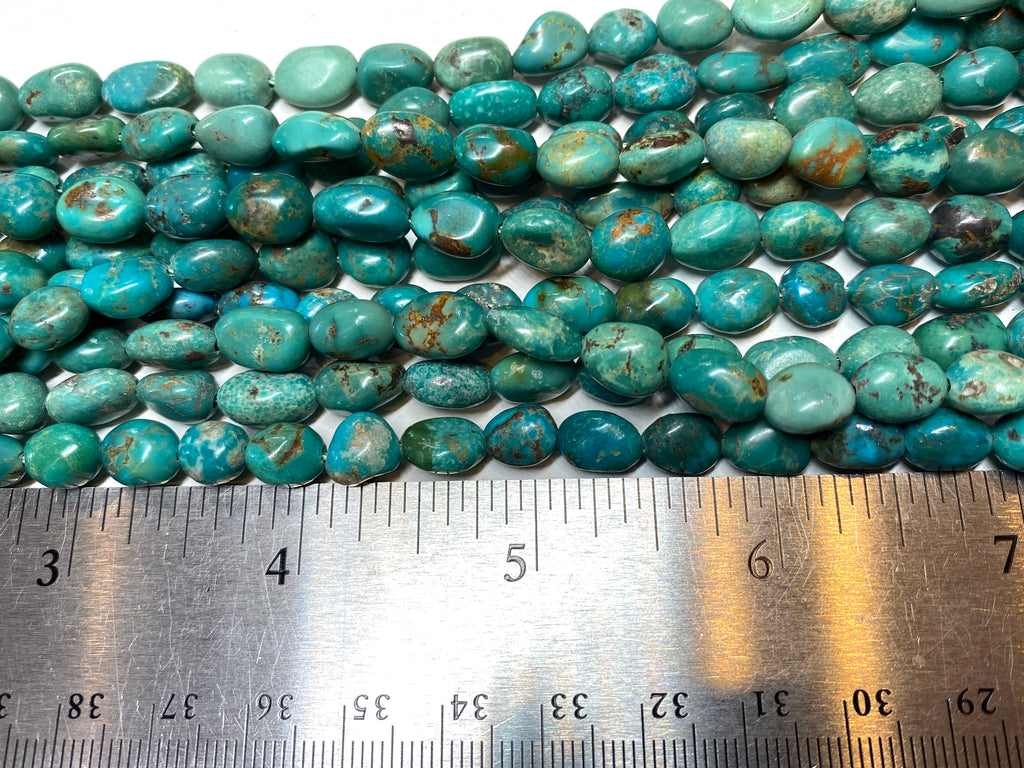 Natural Turquoise Nuggets - 10x6mm