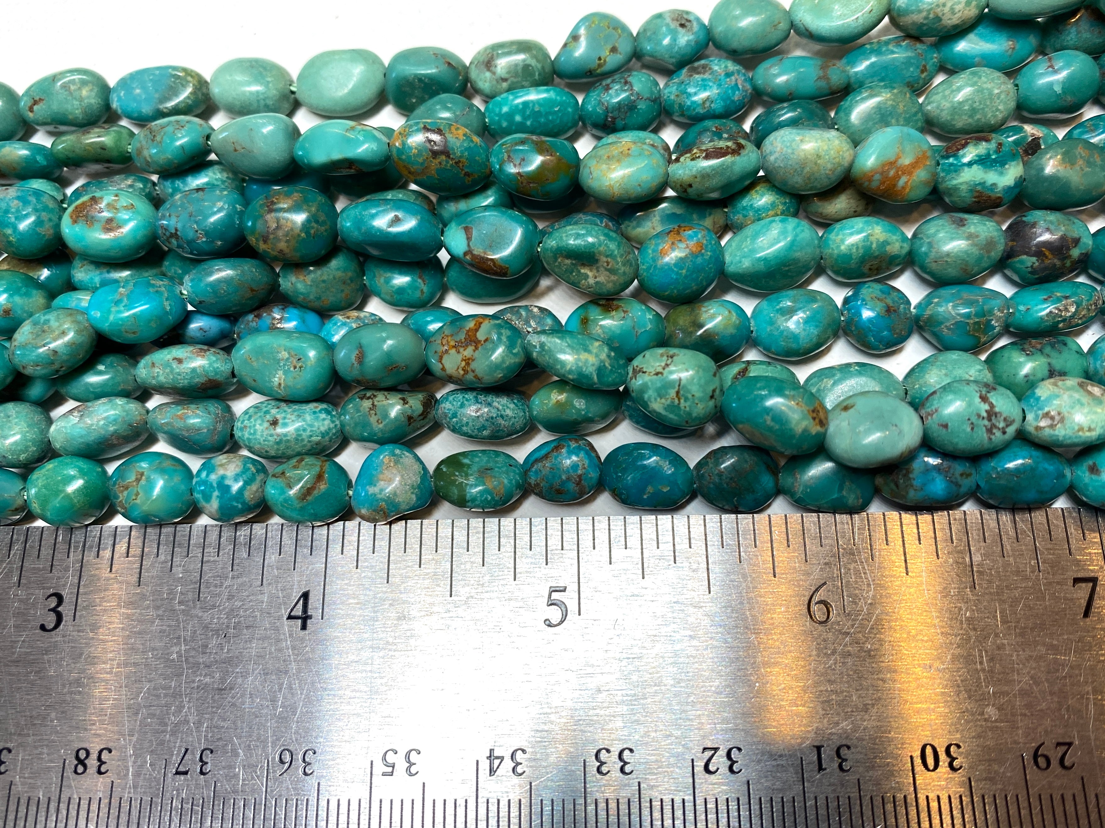 Natural Turquoise Nuggets - 10x6mm