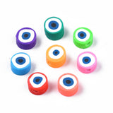 a close up example of each of the eight colors being red, orange, yellow, green, teal, blue, purple and pink over white background.  