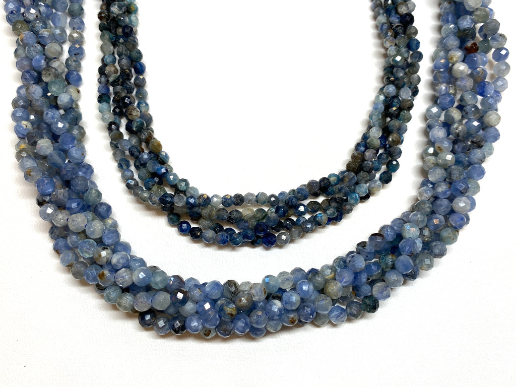 Kyanite Tiny Faceted Rounds