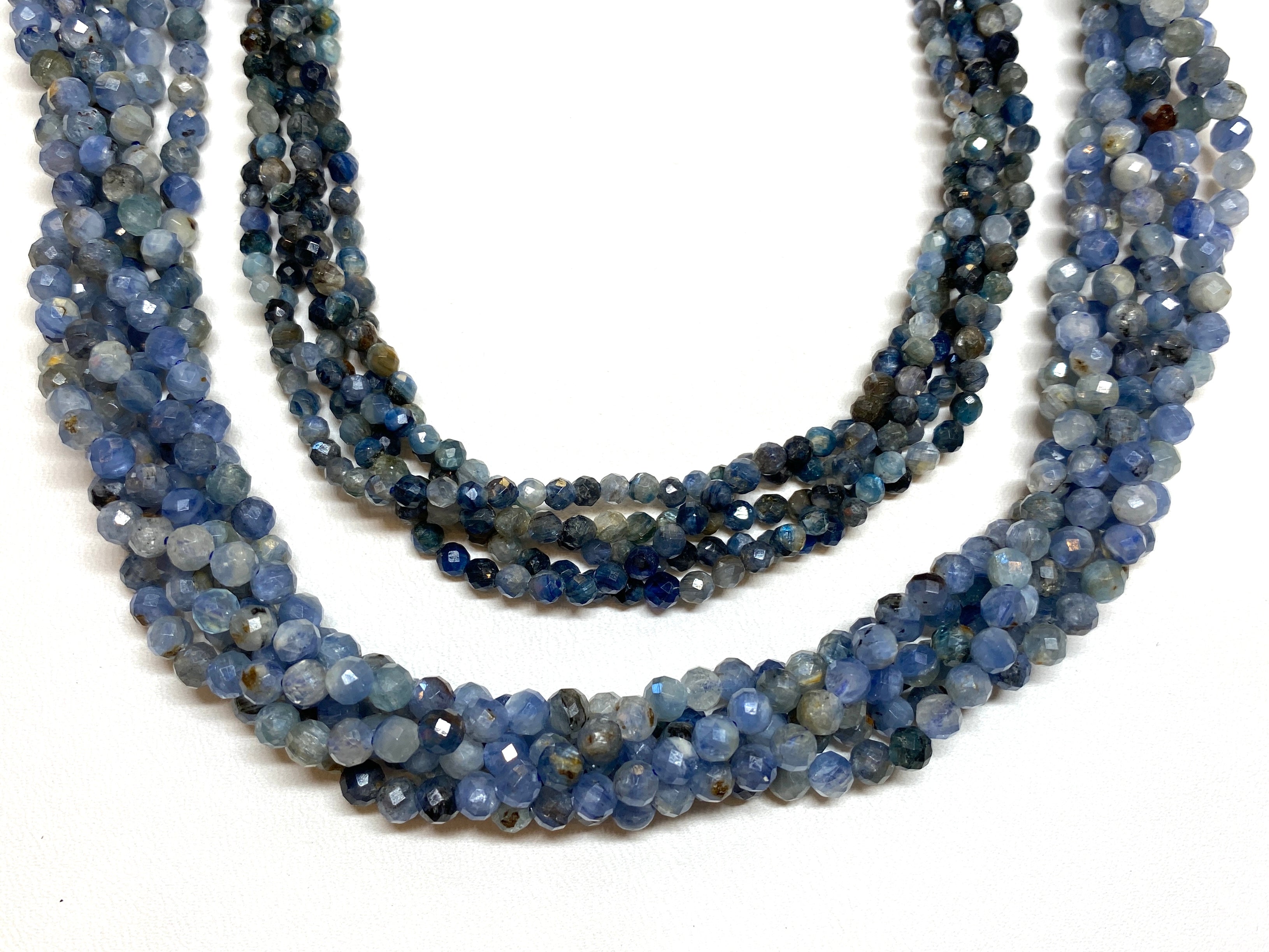 Kyanite Tiny Faceted Rounds
