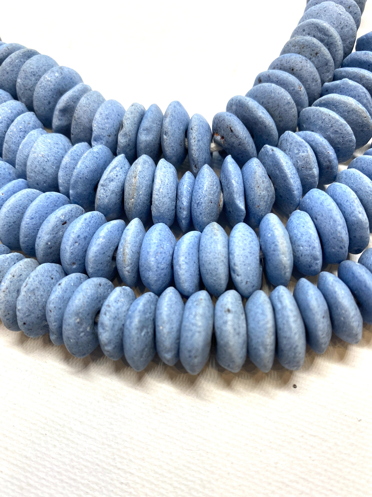 African Saucer Disk Beads