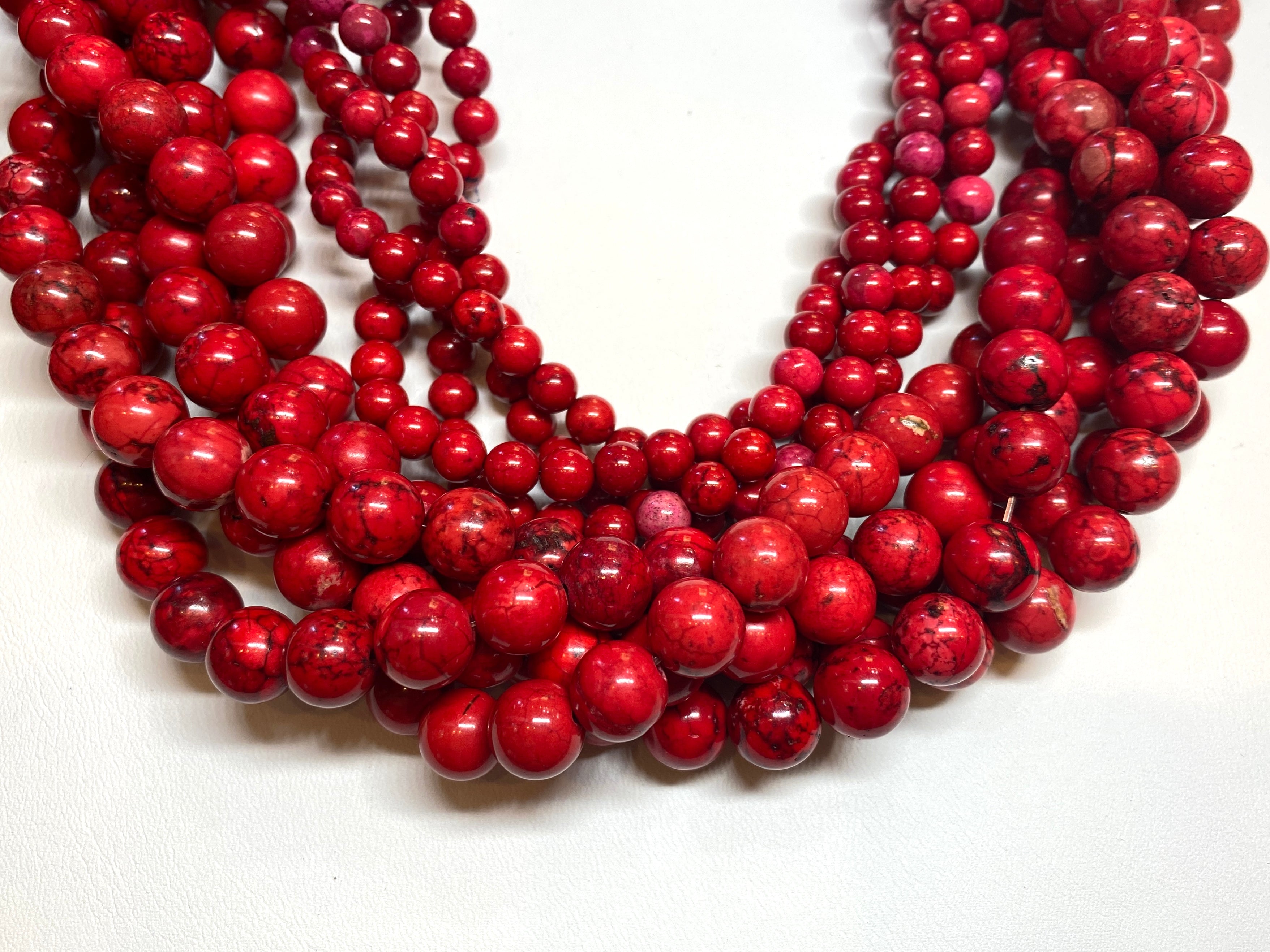 Dyed Red Magnesite