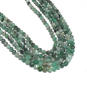 Emerald (B Grade) Faceted Rounds - 3.5mm