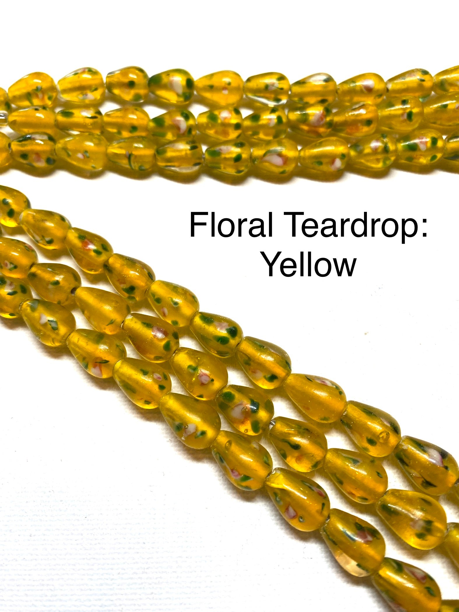 Floral Teardrop