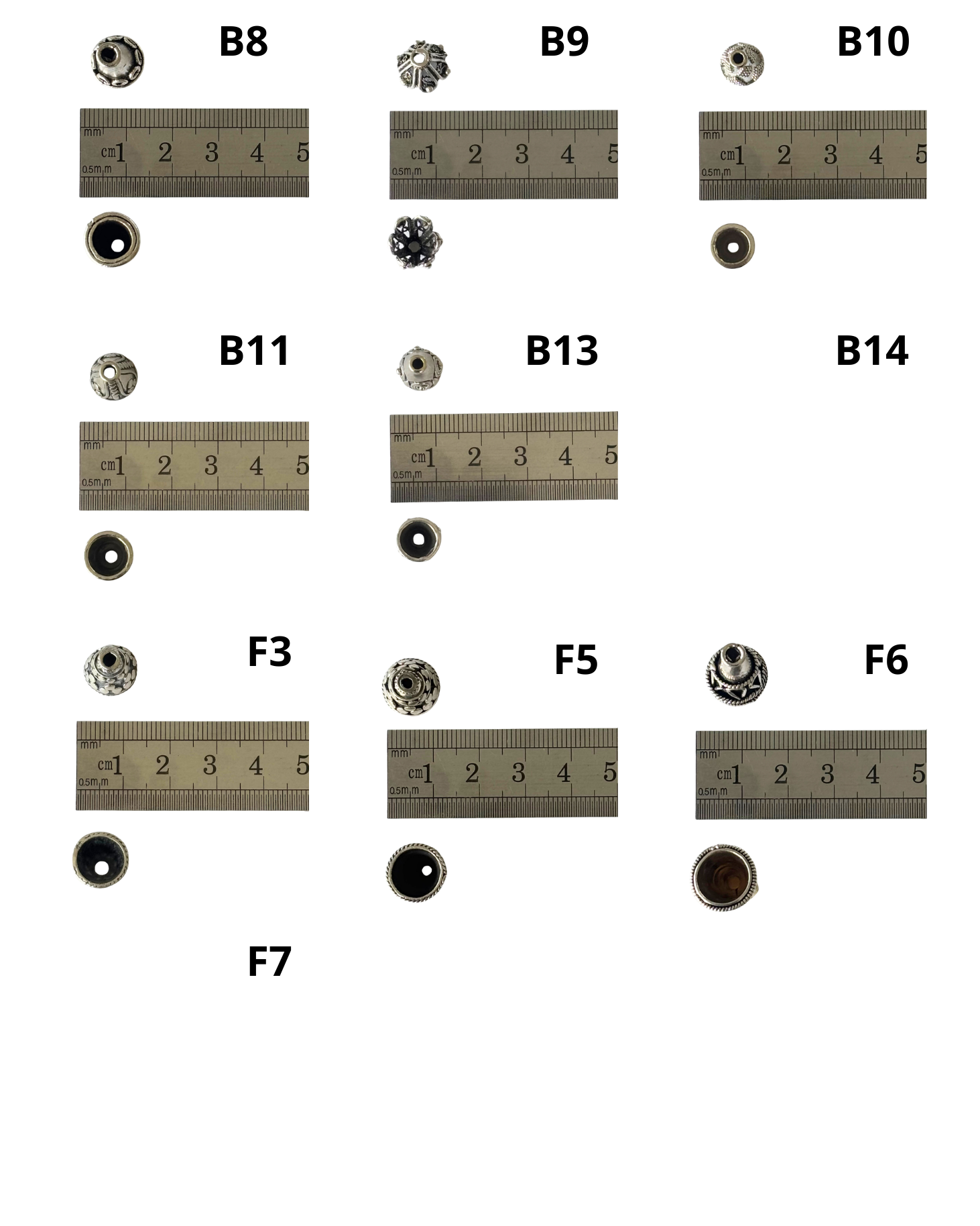 Bali Silver: Cones (pack)