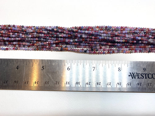 Multi-Color Spinel Faceted Rounds