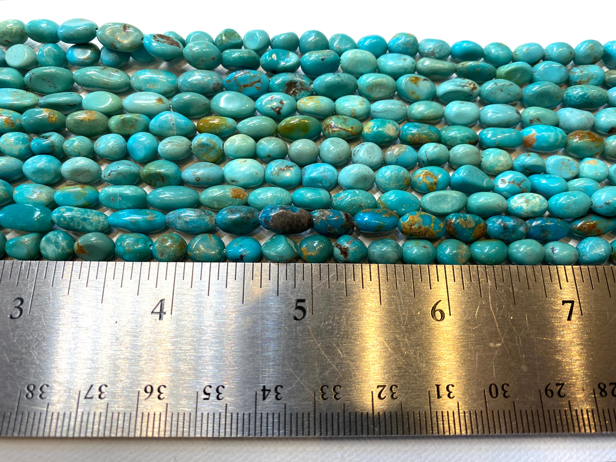 Natural Turquoise Nuggets - 7-10x5mm