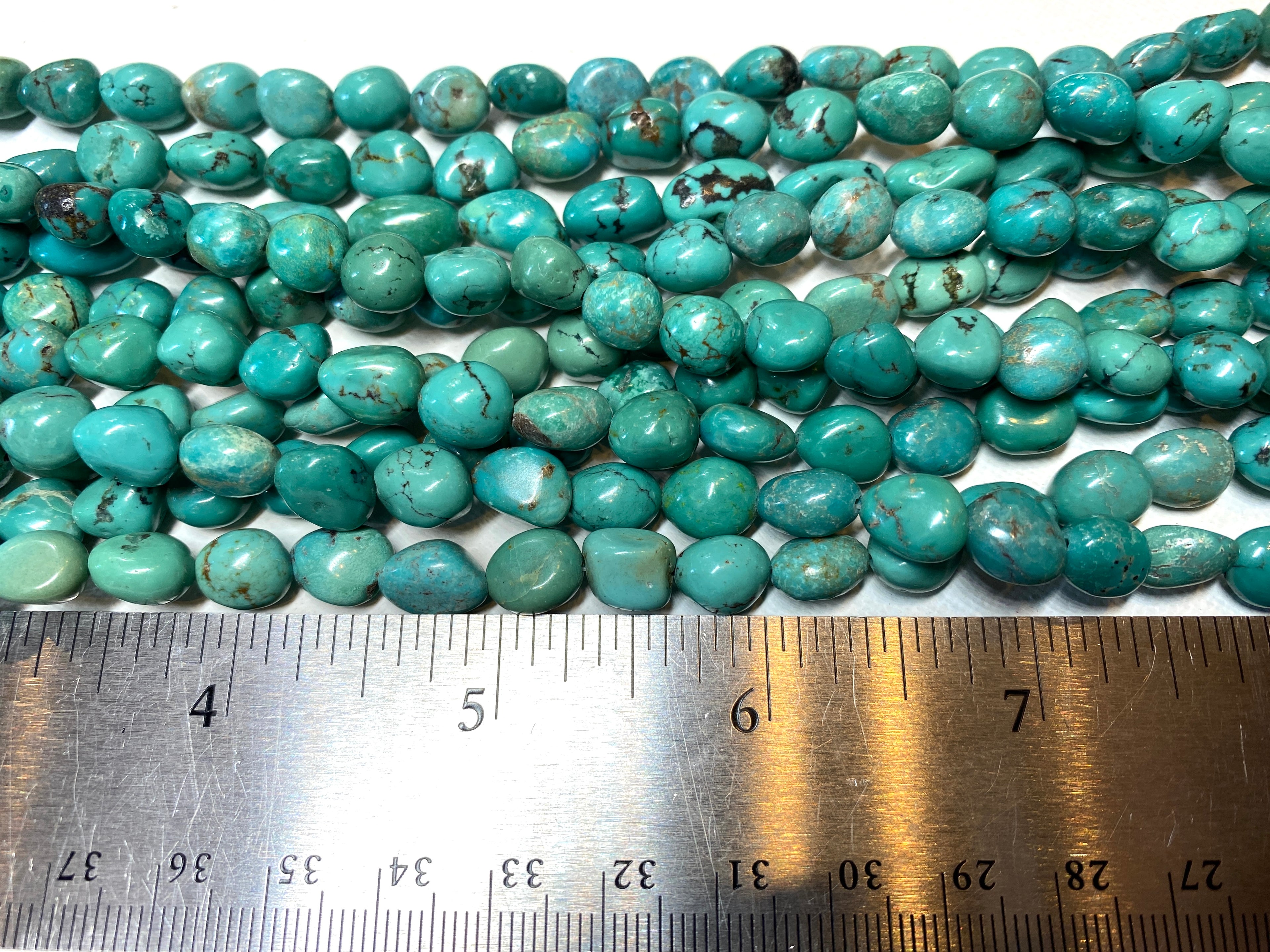 Natural Turquoise Nuggets - 8x8mm