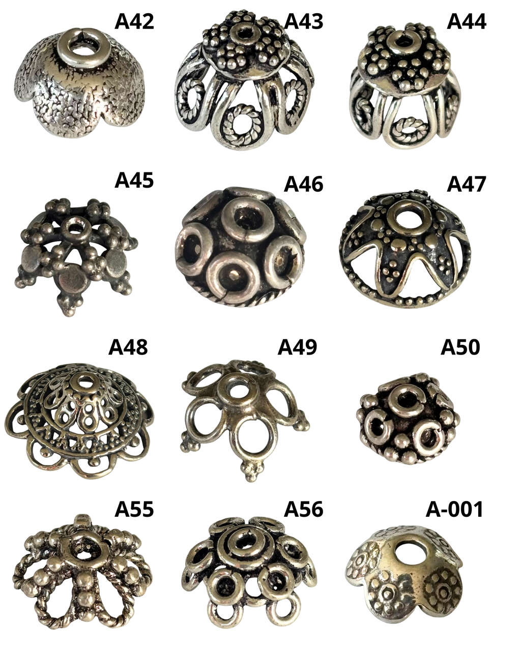 Bali Silver: Caps (pack)