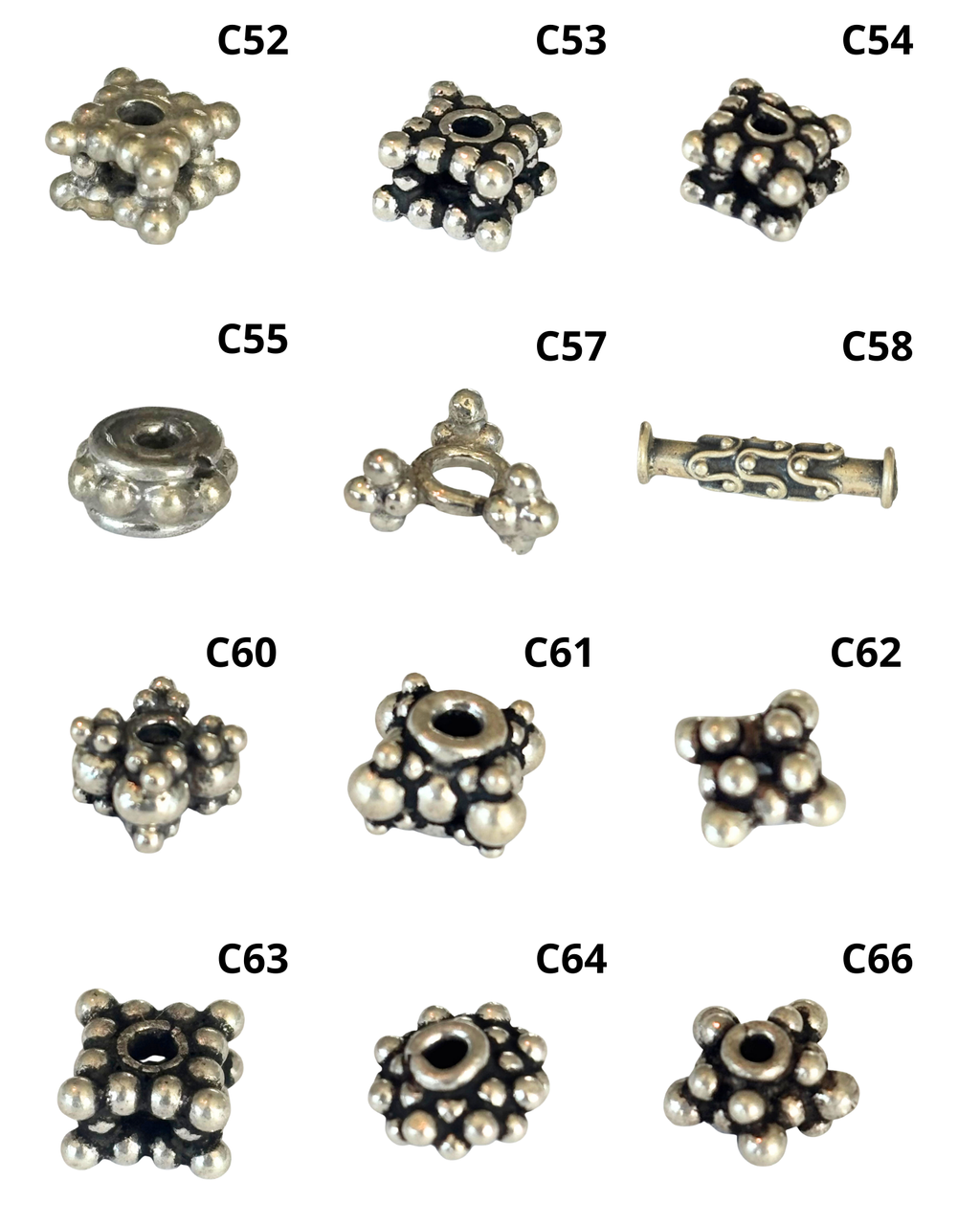 Bali Silver: Spacers (pack)