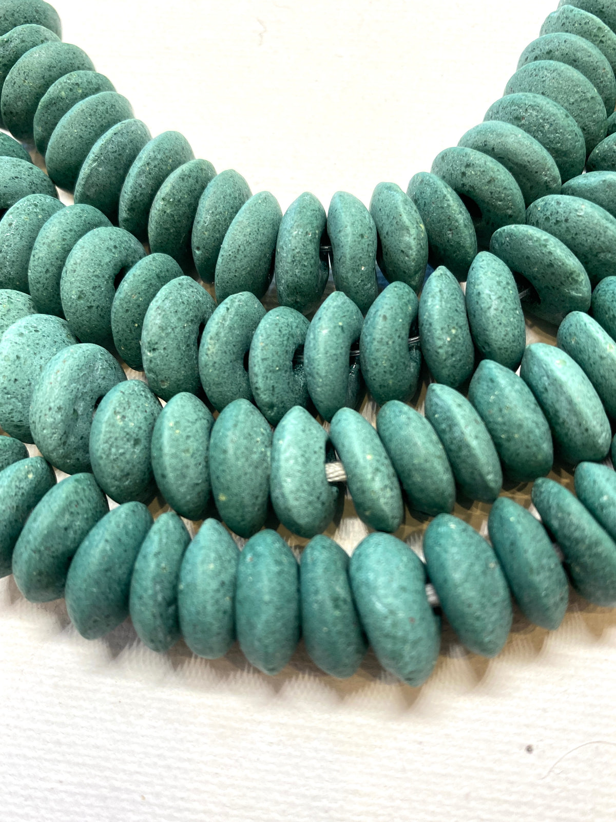 African Saucer Disk Beads