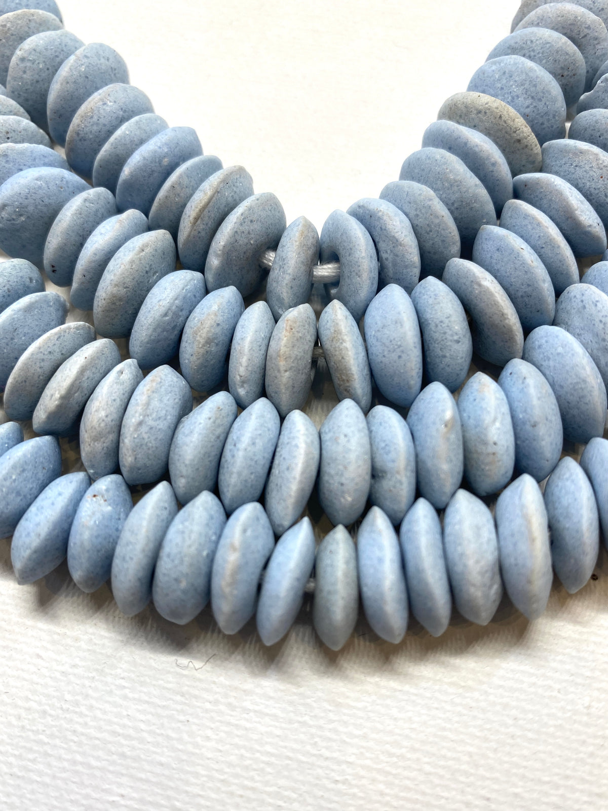 African Saucer Disk Beads