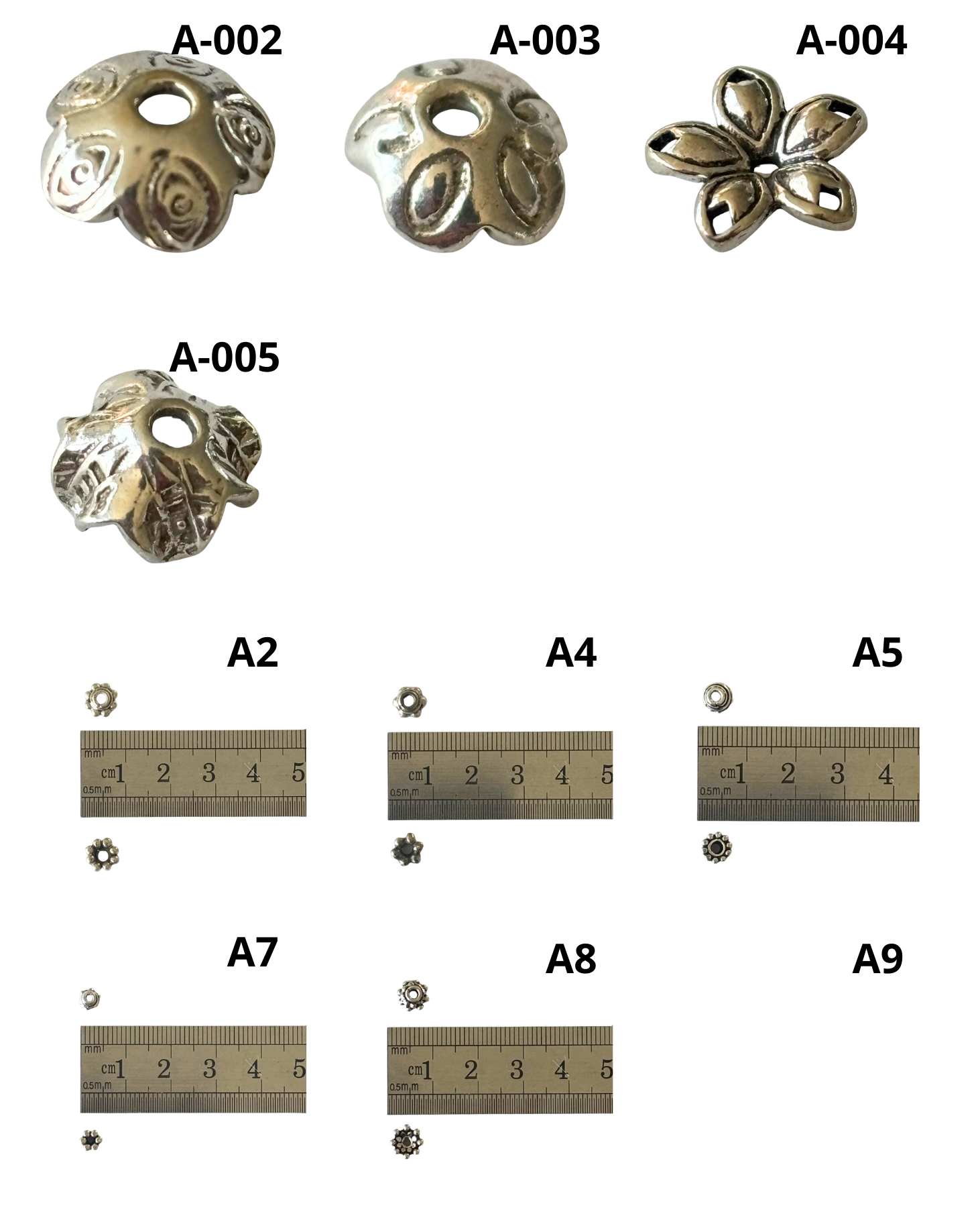 Bali Silver: Caps (pack)