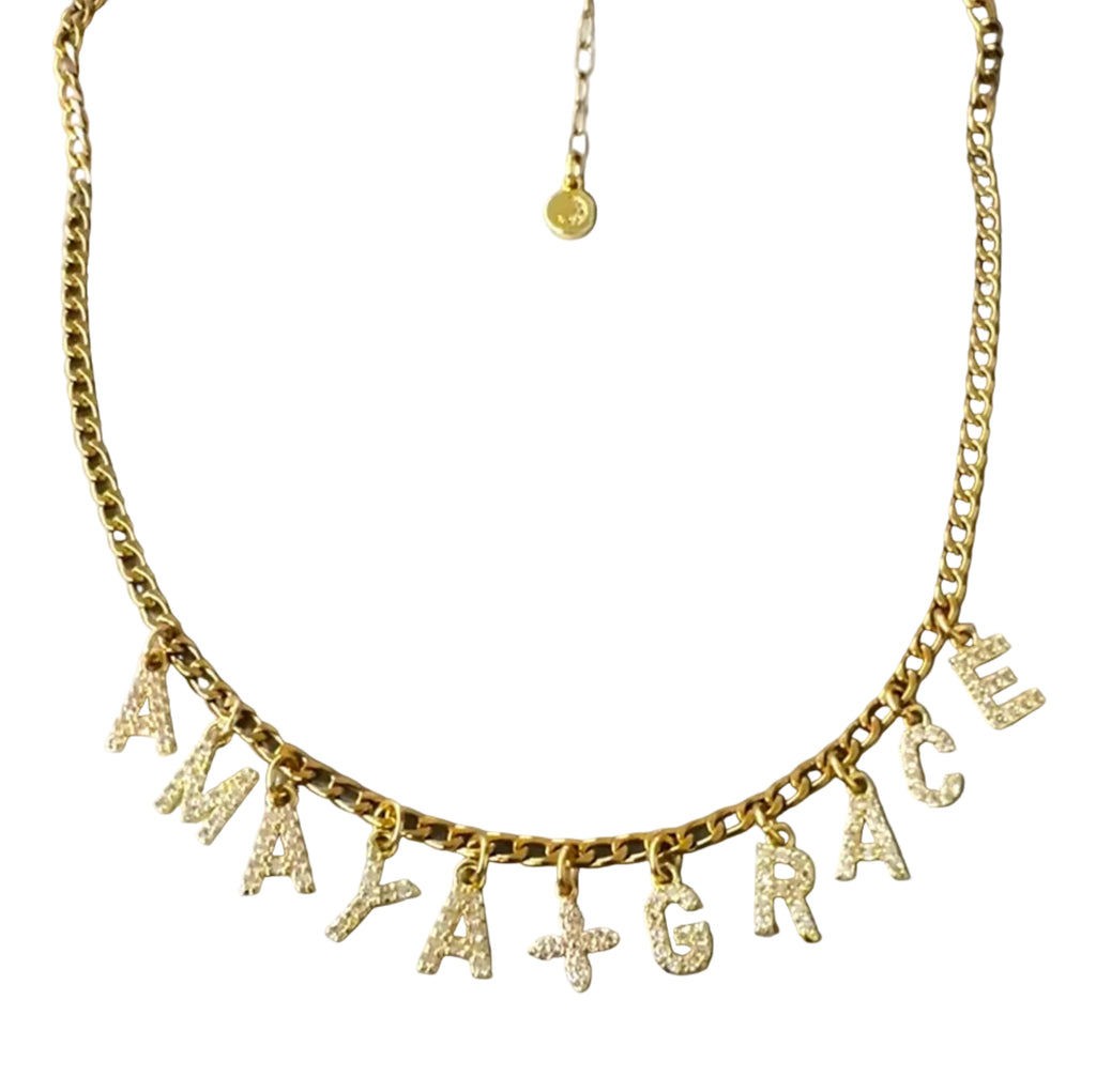Custom name jewelry: The Amaya