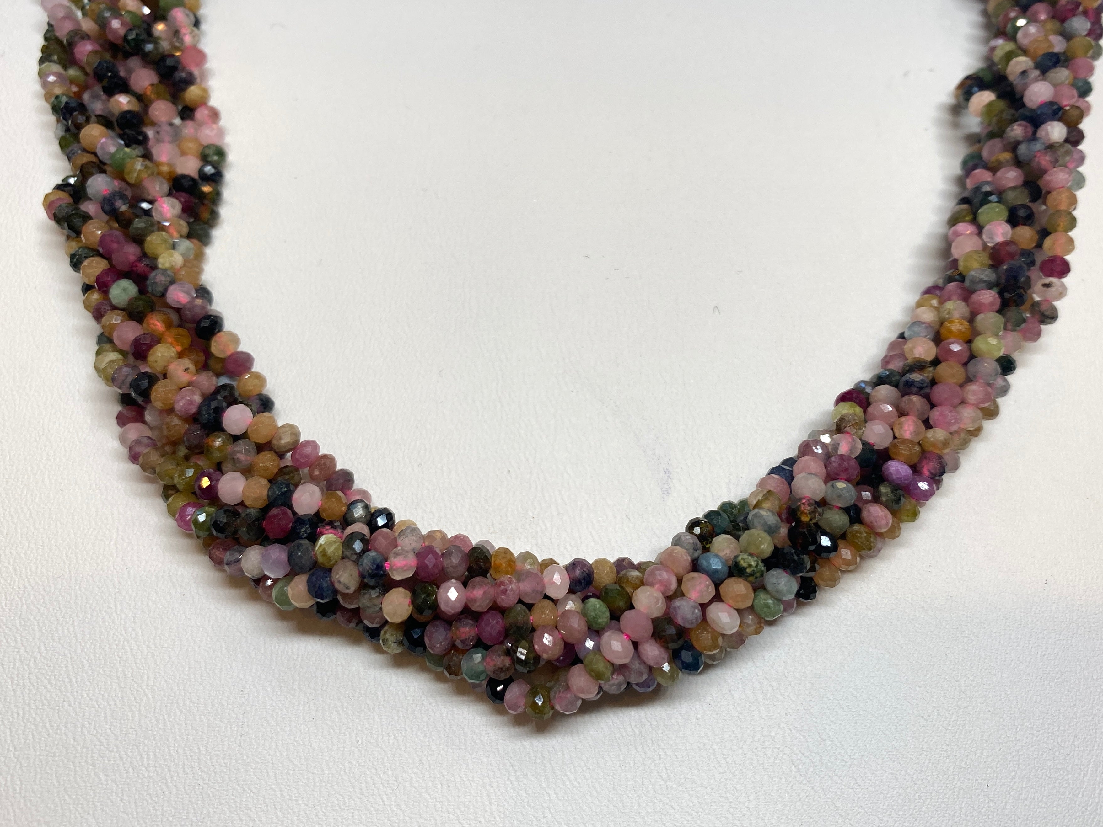 Tourmaline Faceted Rondelles