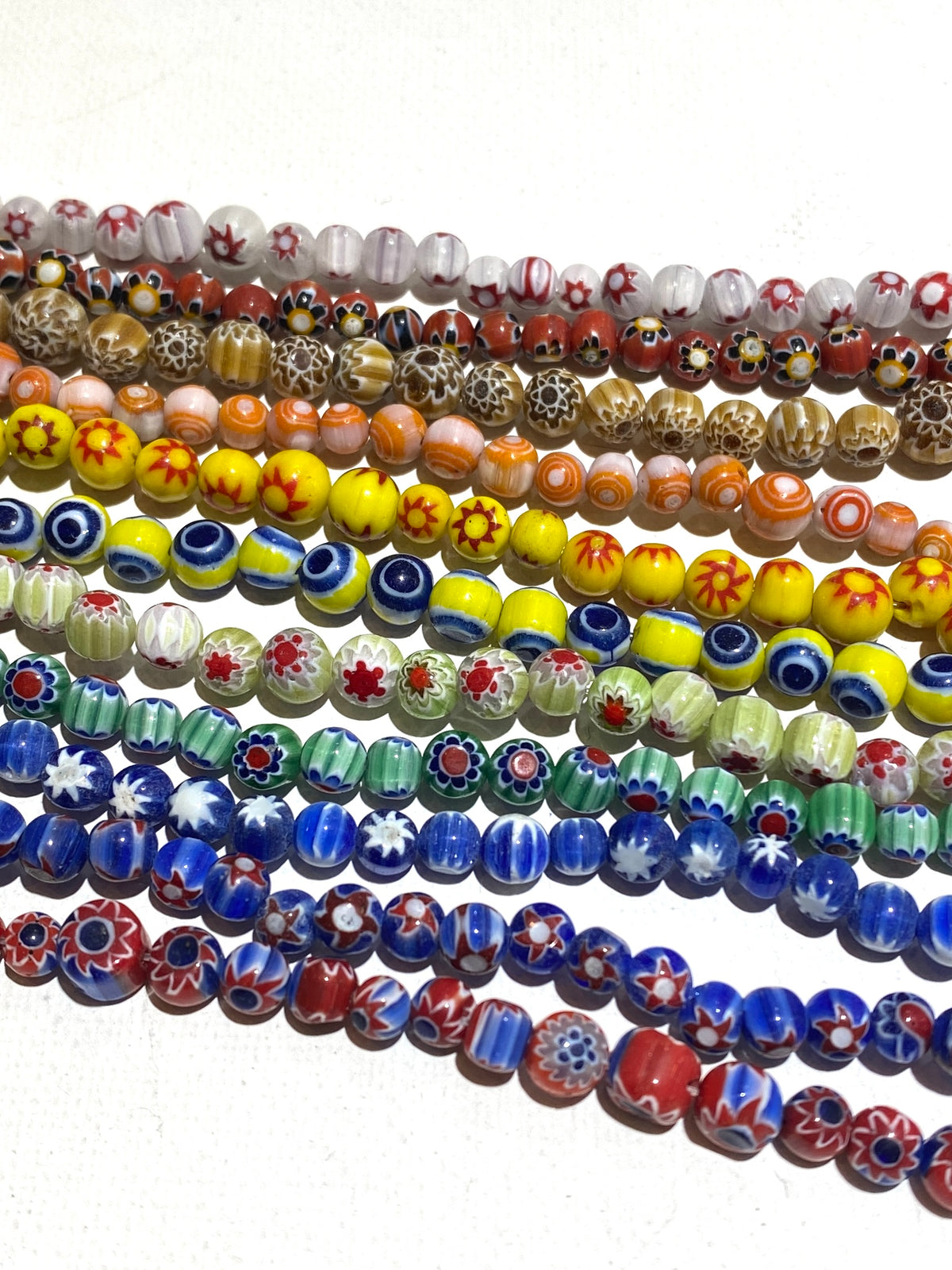 Millefiori Rounds - 5mm
