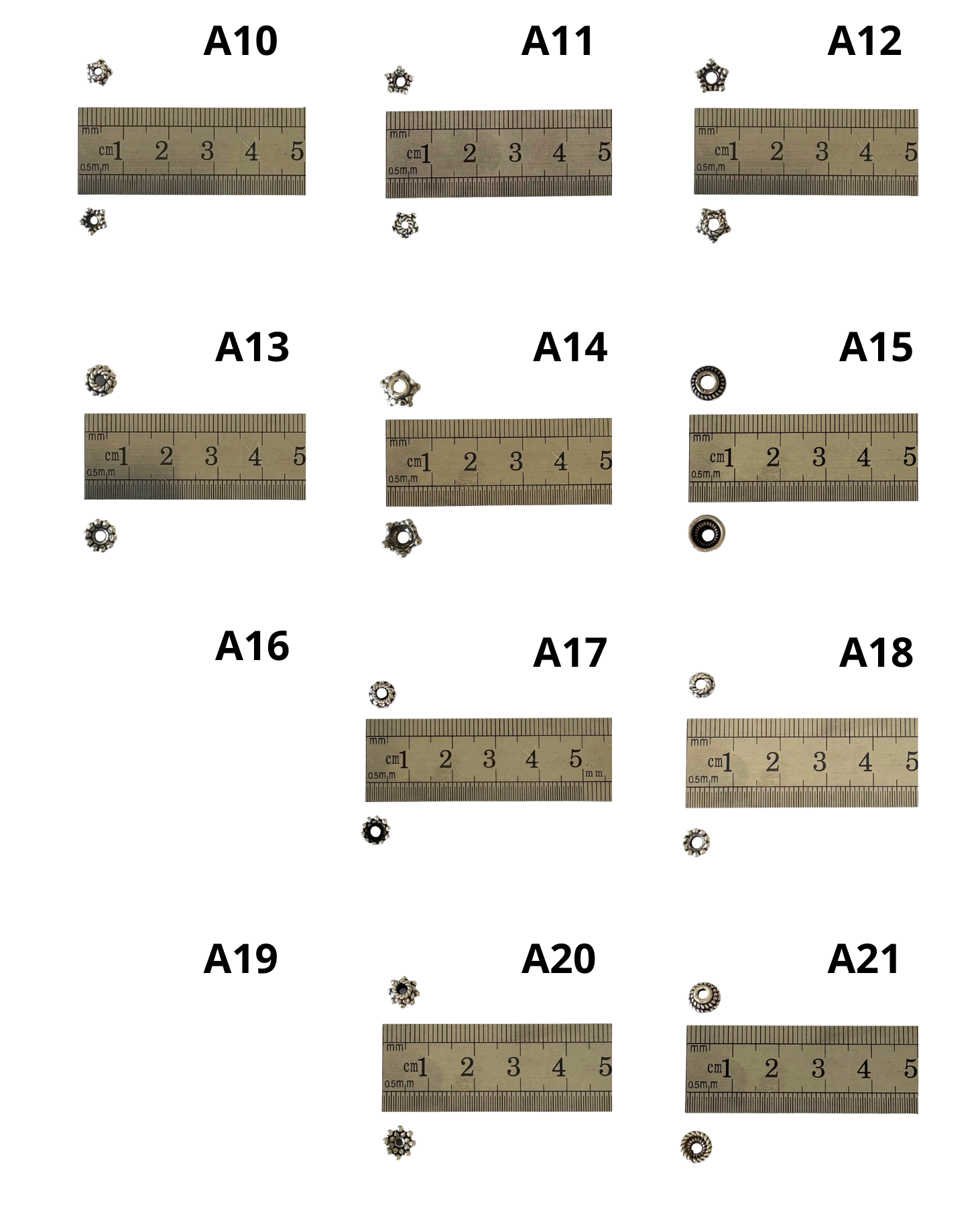 Bali Silver: Caps (pack)