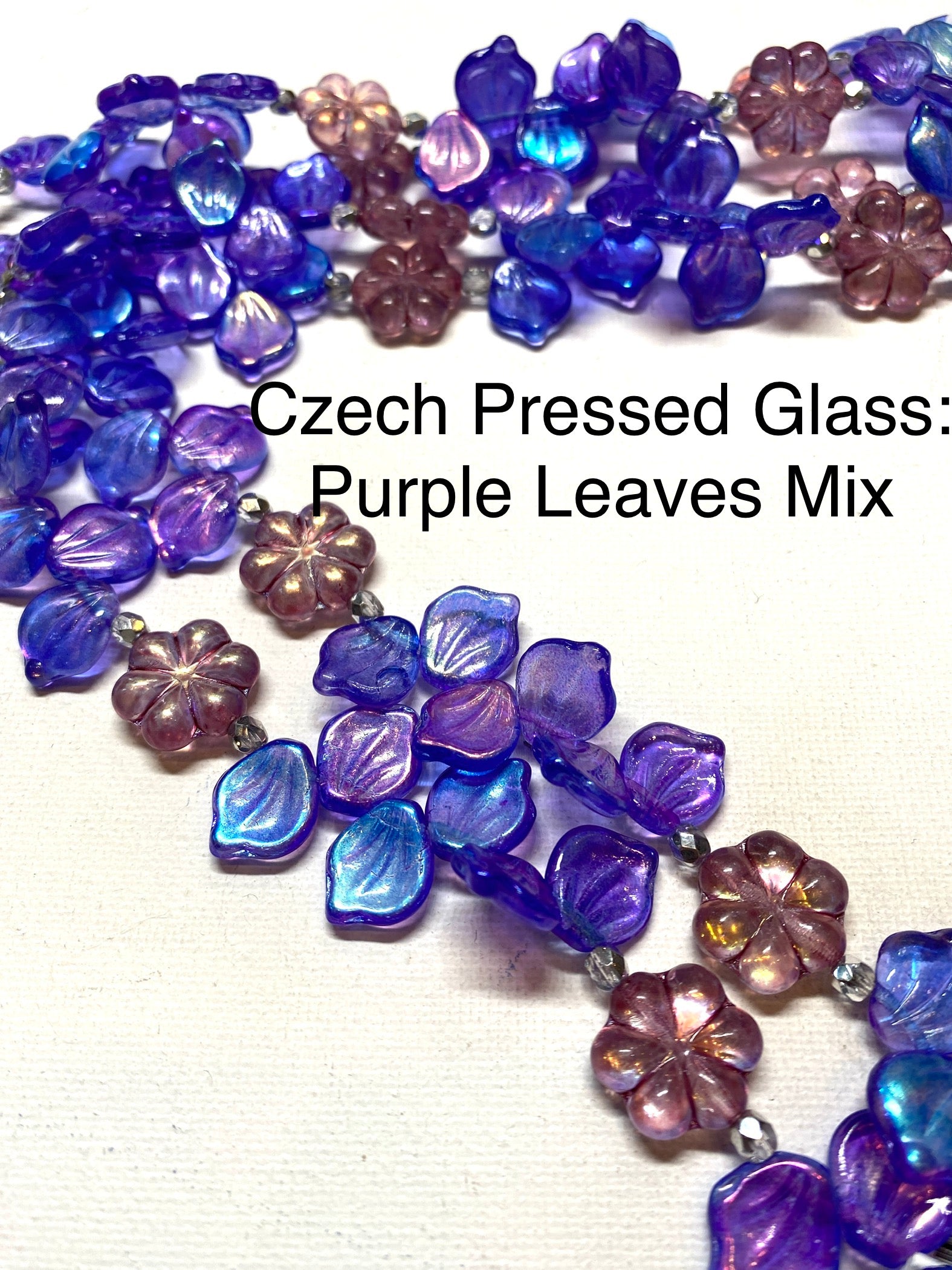 Czech Pressed Glass Mix