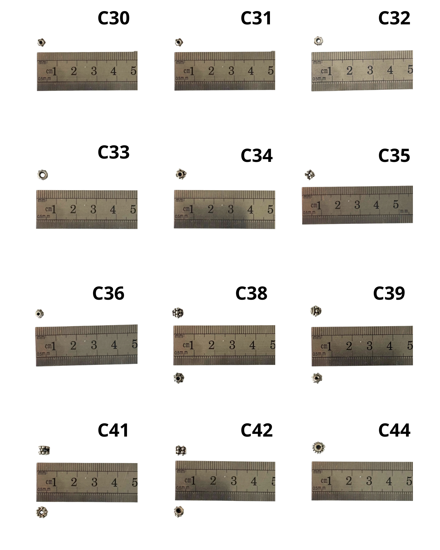 Bali Silver: Spacers (pack)