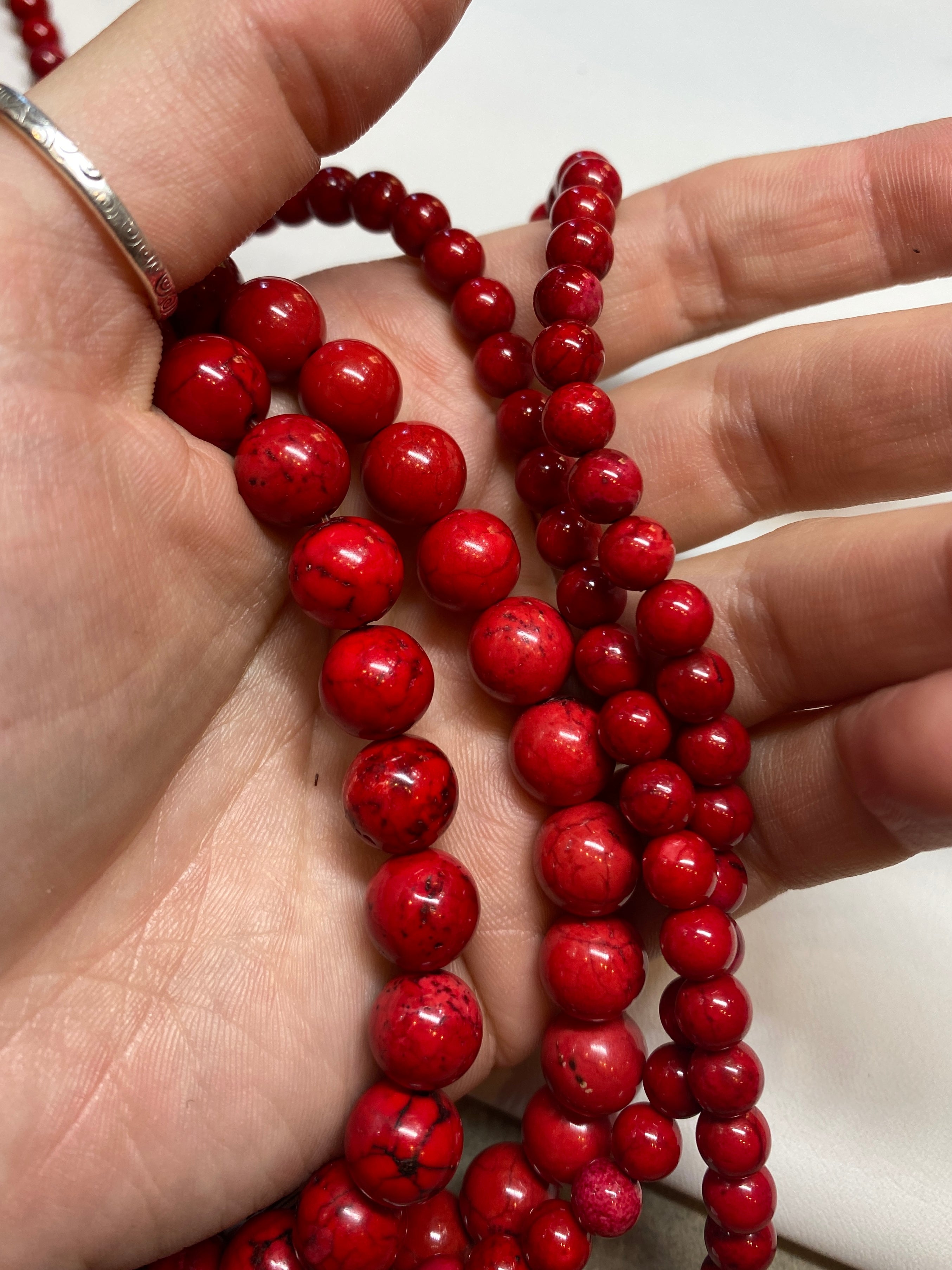 Dyed Red Magnesite