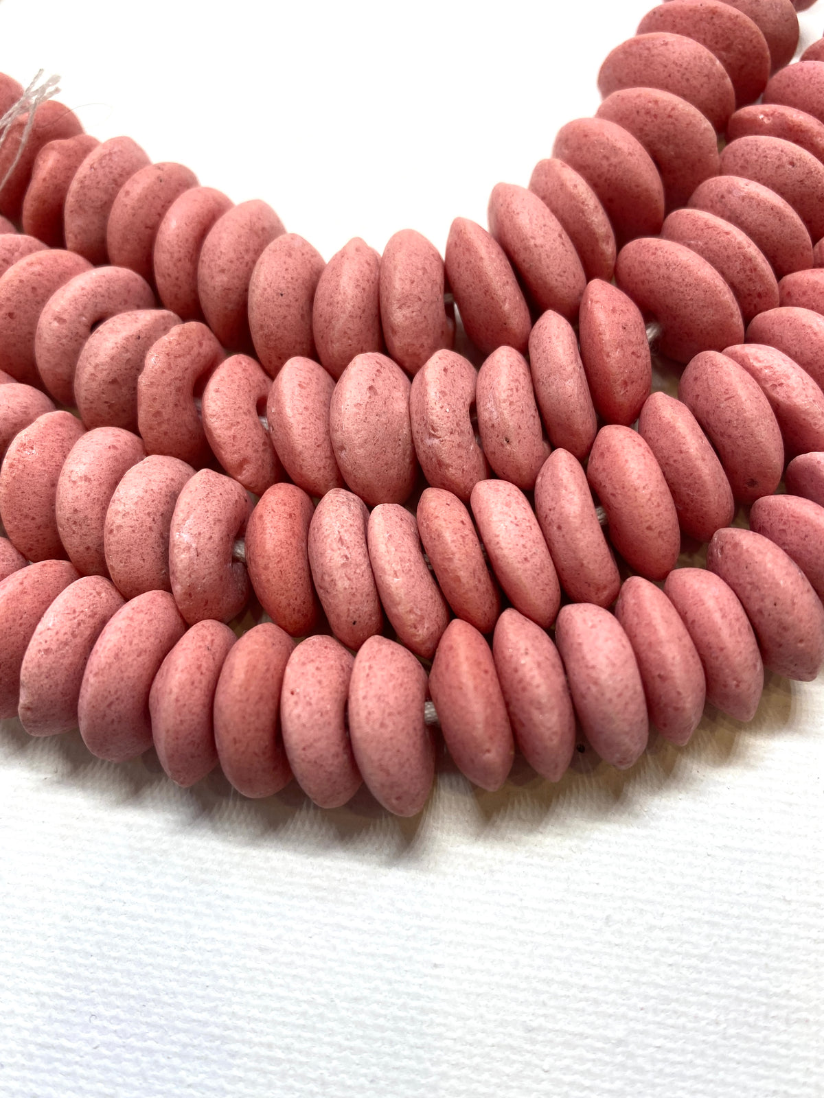 African Saucer Disk Beads